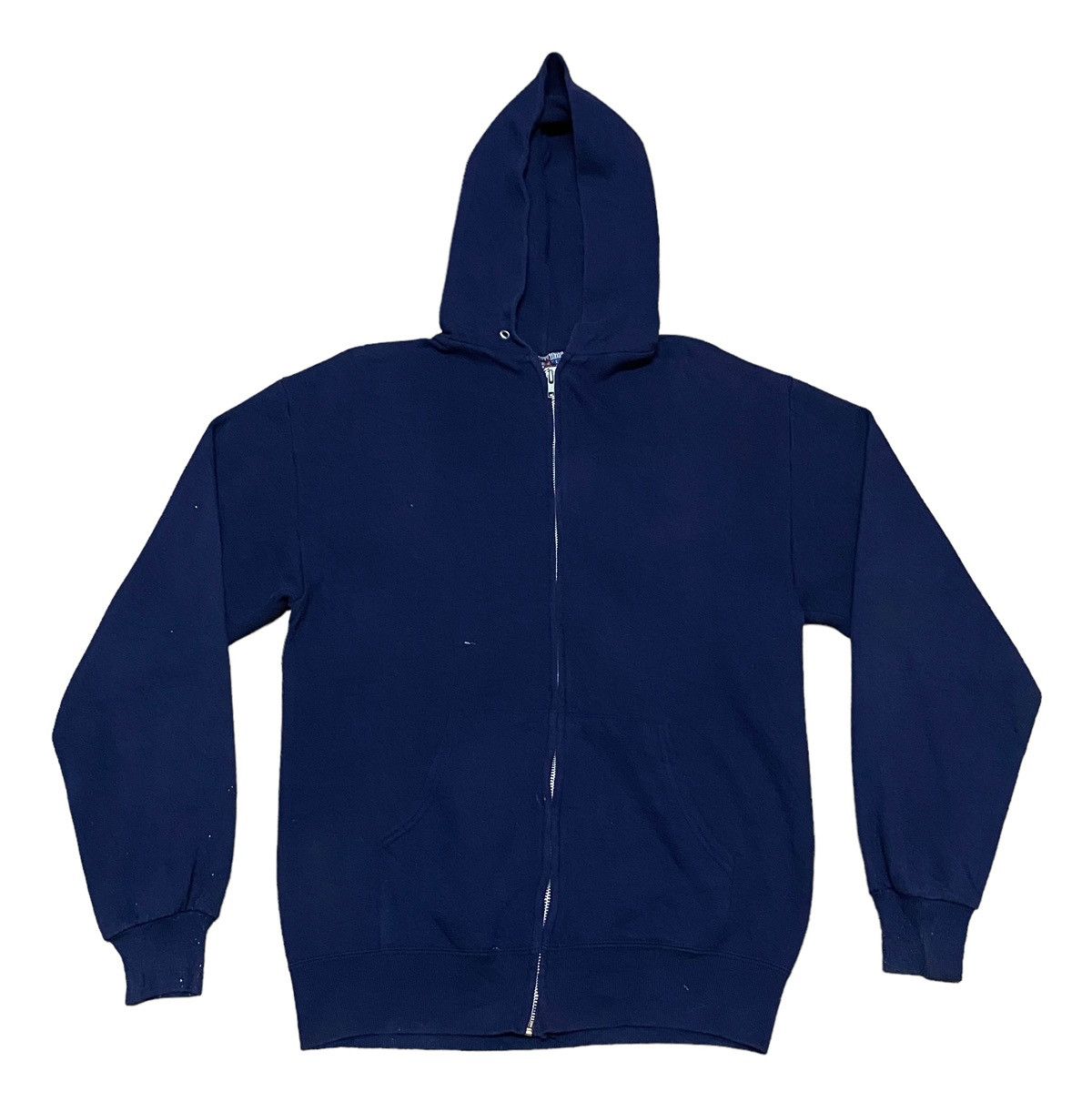 Vintage Brand Jerzees Plain Zipper Hoodie 1990s