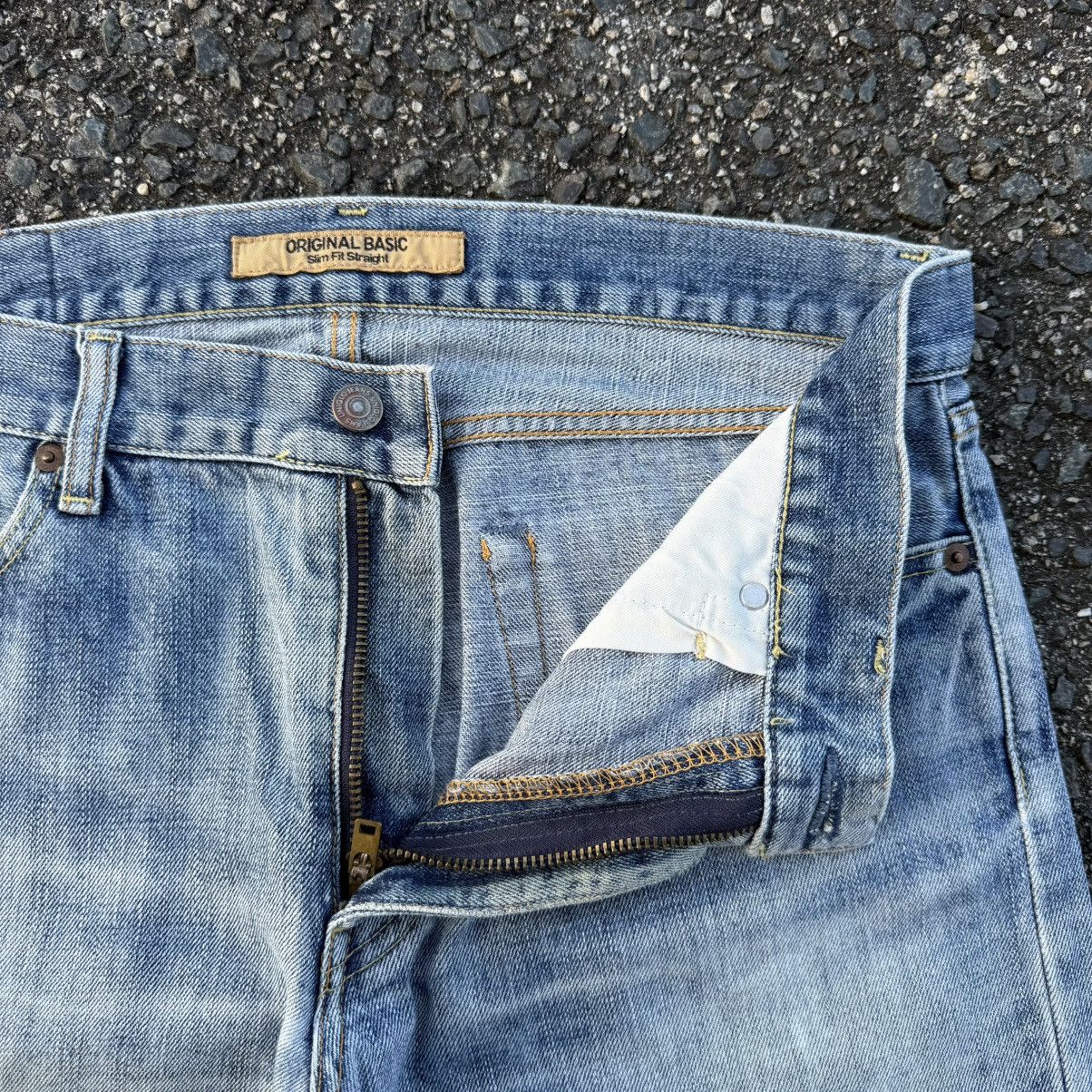 Japanese Brand VINTAGE JAPANESE S-001 STRAIGHT FADED JEAN DENIM PANTS Size US 34 / EU 50 - 7 Thumbnail