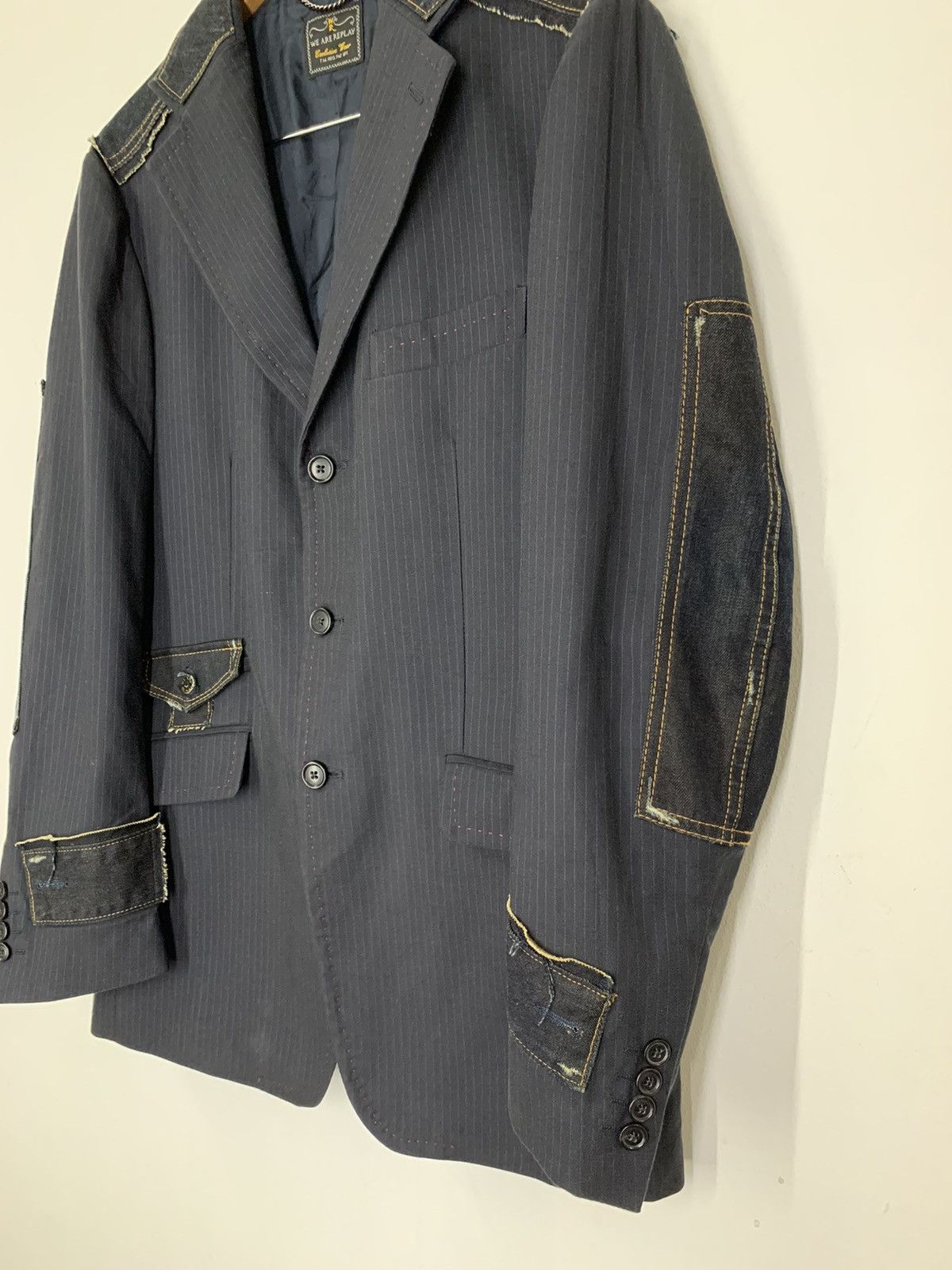 Replay We Are Replay Reconstructed Blazer Denim Size US M / EU 48-50 / 2 - 5 Thumbnail