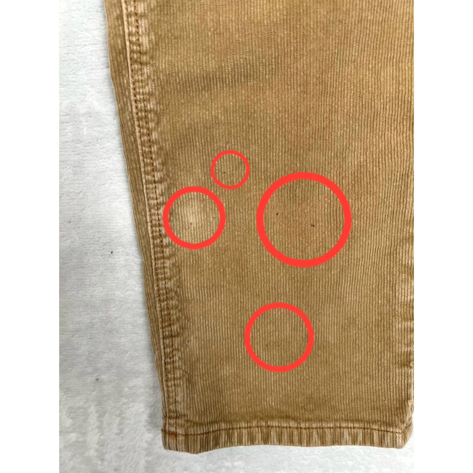 American Eagle Outfitters American Eagle Jeans Women's 8 Long Brown Straight Stretch Corduroy Pants Size 30" / US 8 / IT 44 - 2 Thumbnail