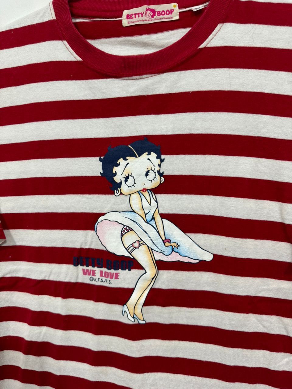 Cartoon Network Betty Boop Stripes Tee Size US M / EU 48-50 / 2 - 2 Thumbnail