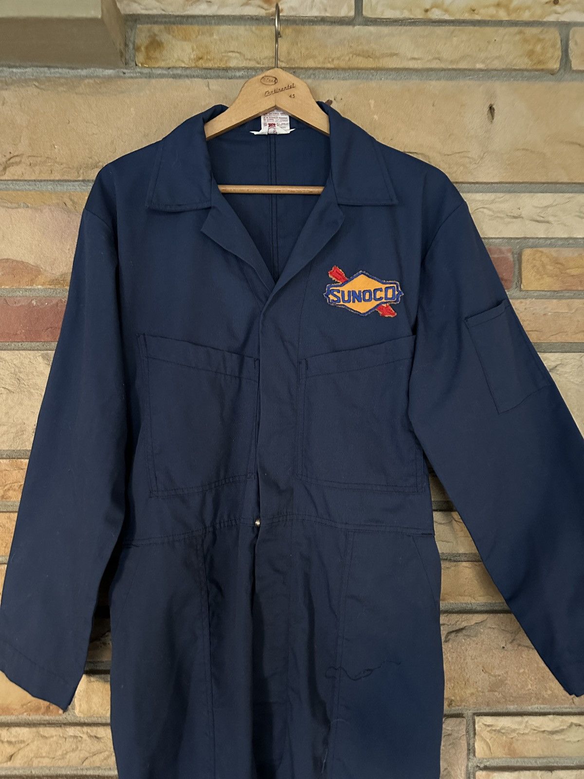 Vintage Vintage Sunoco Mechanic Work Coveralls Size US 30 / EU 46 - 2 Thumbnail