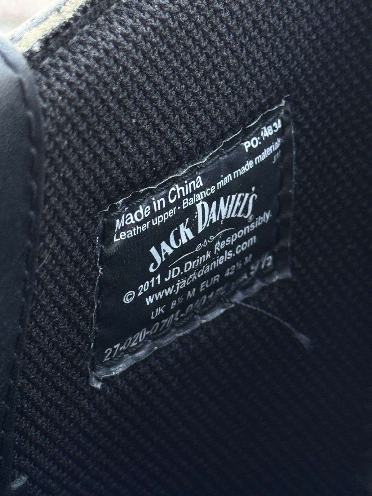 Vintage Jack Daniels Mid Calf Buckle Boots Size US 9.5 / EU 42-43 - 7 Thumbnail