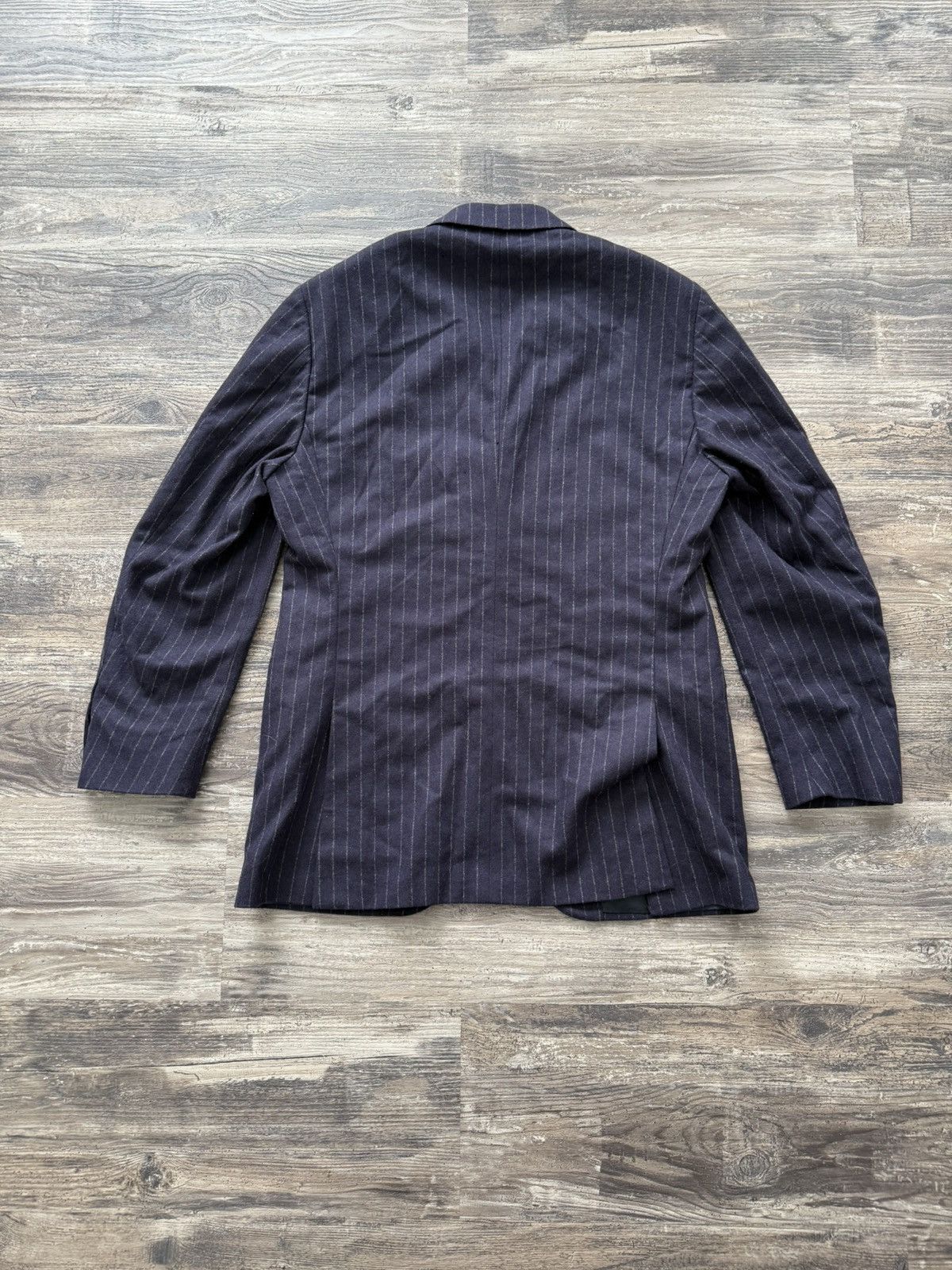 Polo Ralph Lauren Vintage Polo Ralph Lauren Pinstripe Blazer Size 40R - 2 Thumbnail