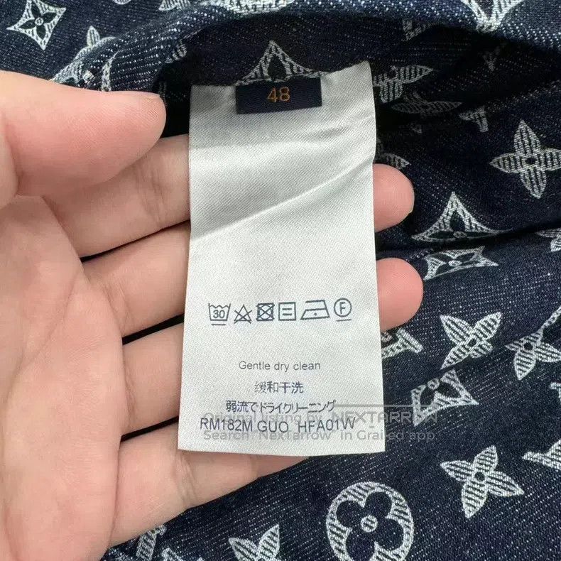 Louis Vuitton Louis Vuitton Original presbyopic full print denim jacket Size US M / EU 48-50 / 2 - 6 Thumbnail