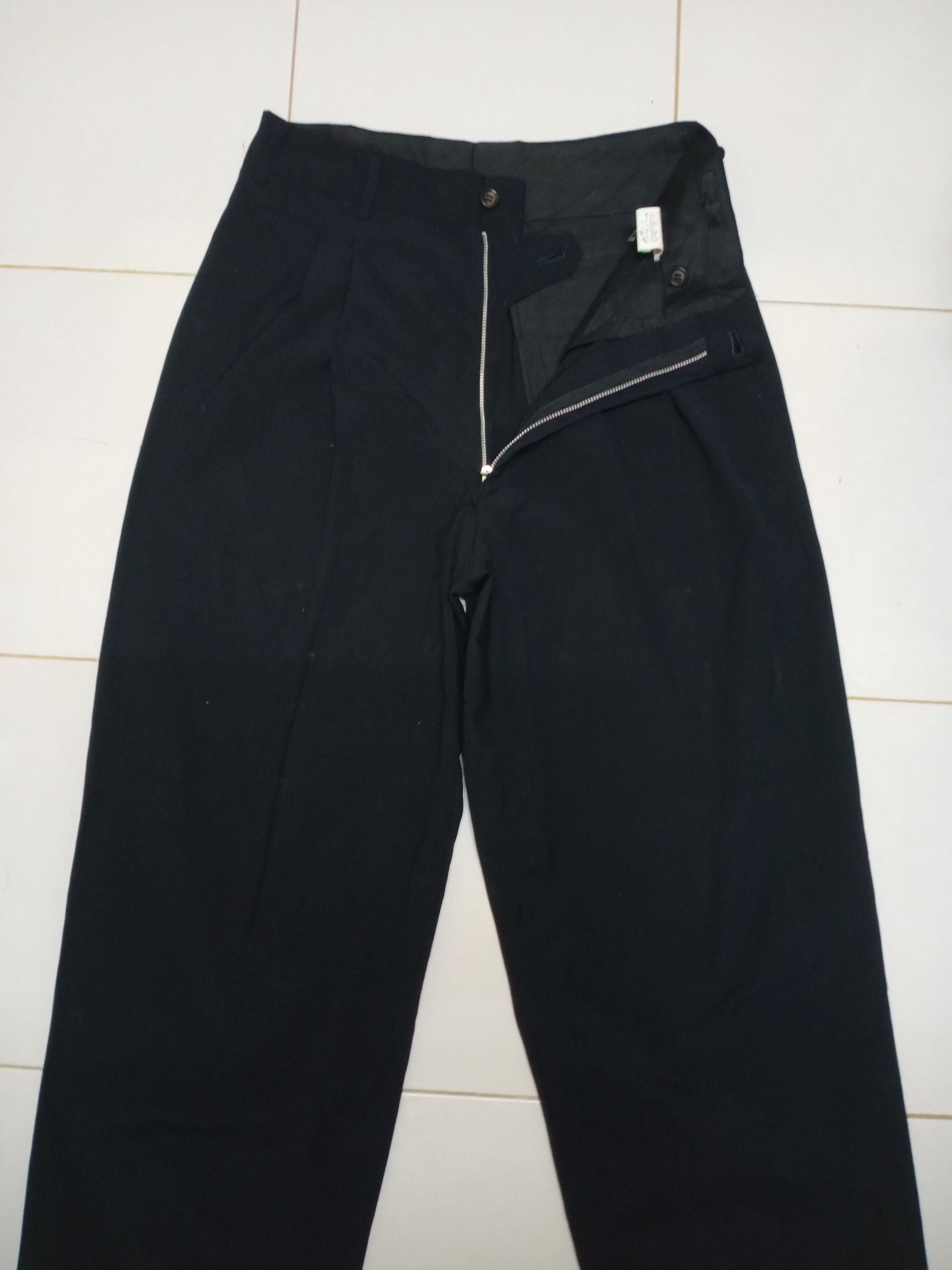 Comme des Garcons Rare Vintage Comme Des Garcons Homme Wool Laine Pants Size US 27 - 2 Thumbnail