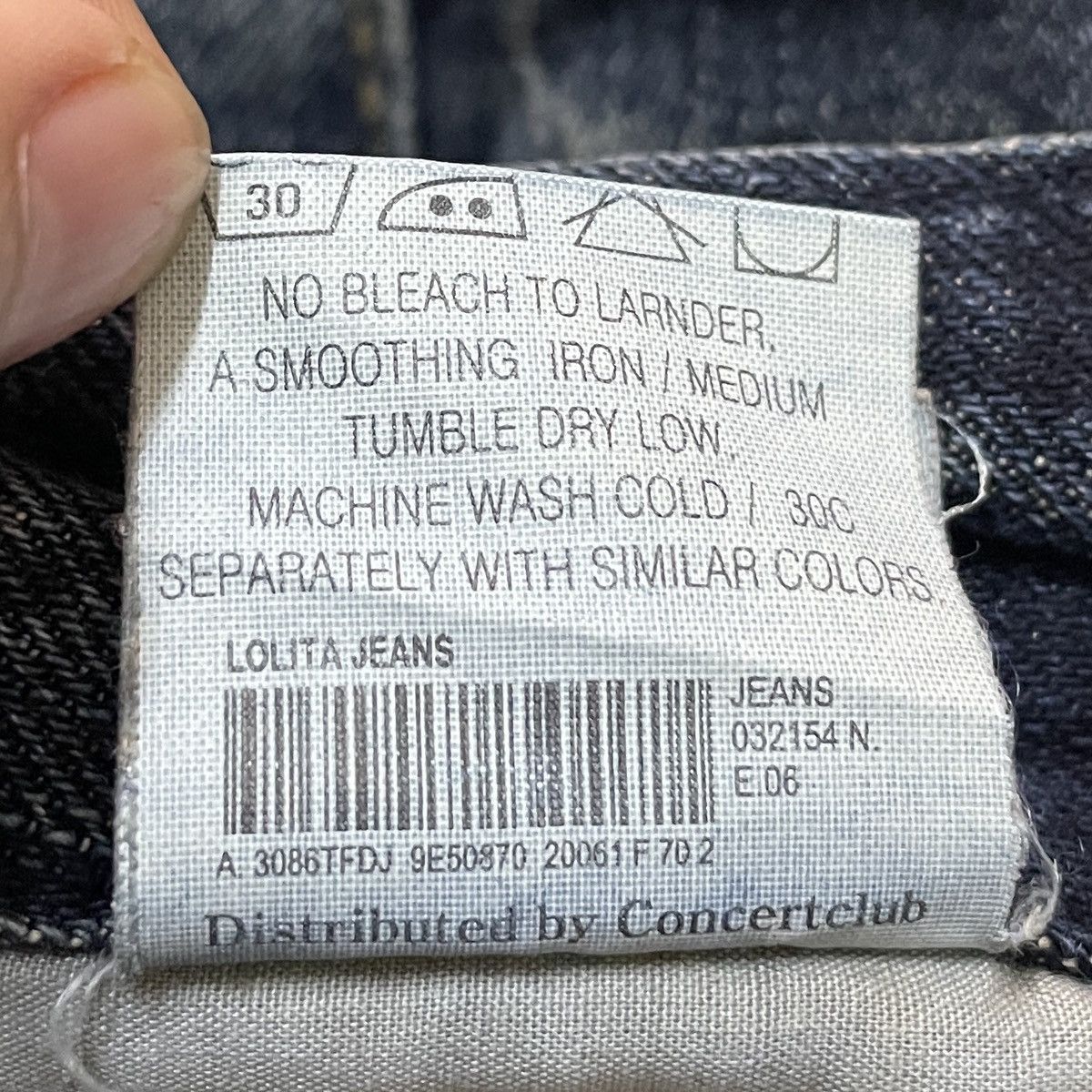 Japanese Brand Rare Design Vintage Japanese Brand Lolita Jeans 1990s Size US 31 - 13 Thumbnail