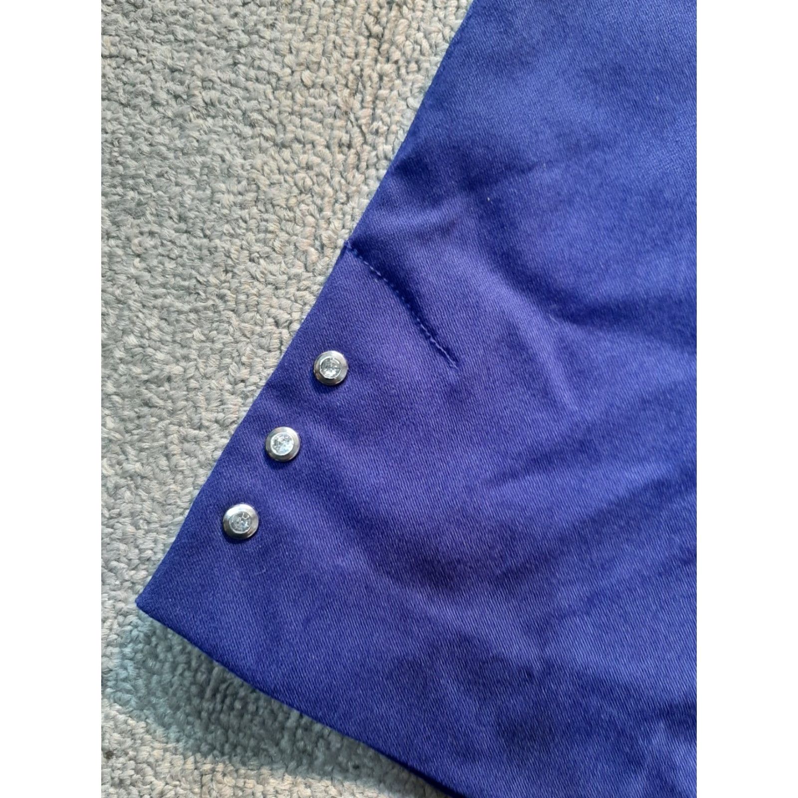 Vintage Counterparts Pants Size 6 Blue Embellished Womens Size 28" / US 6 / IT 42 - 2 Thumbnail