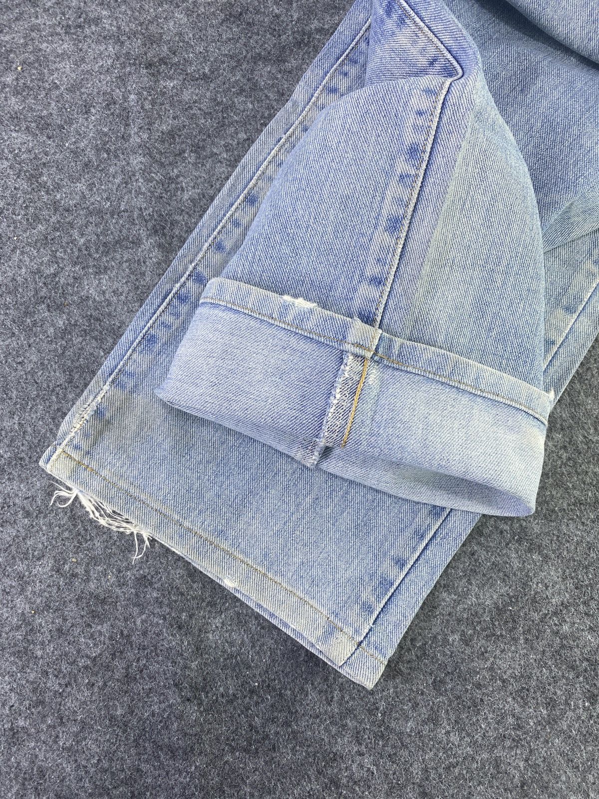Edwin × Japanese Brand × Jean Edwin 604 Distress Blue Wash Denim - J903 Size US 29 - 9 Thumbnail