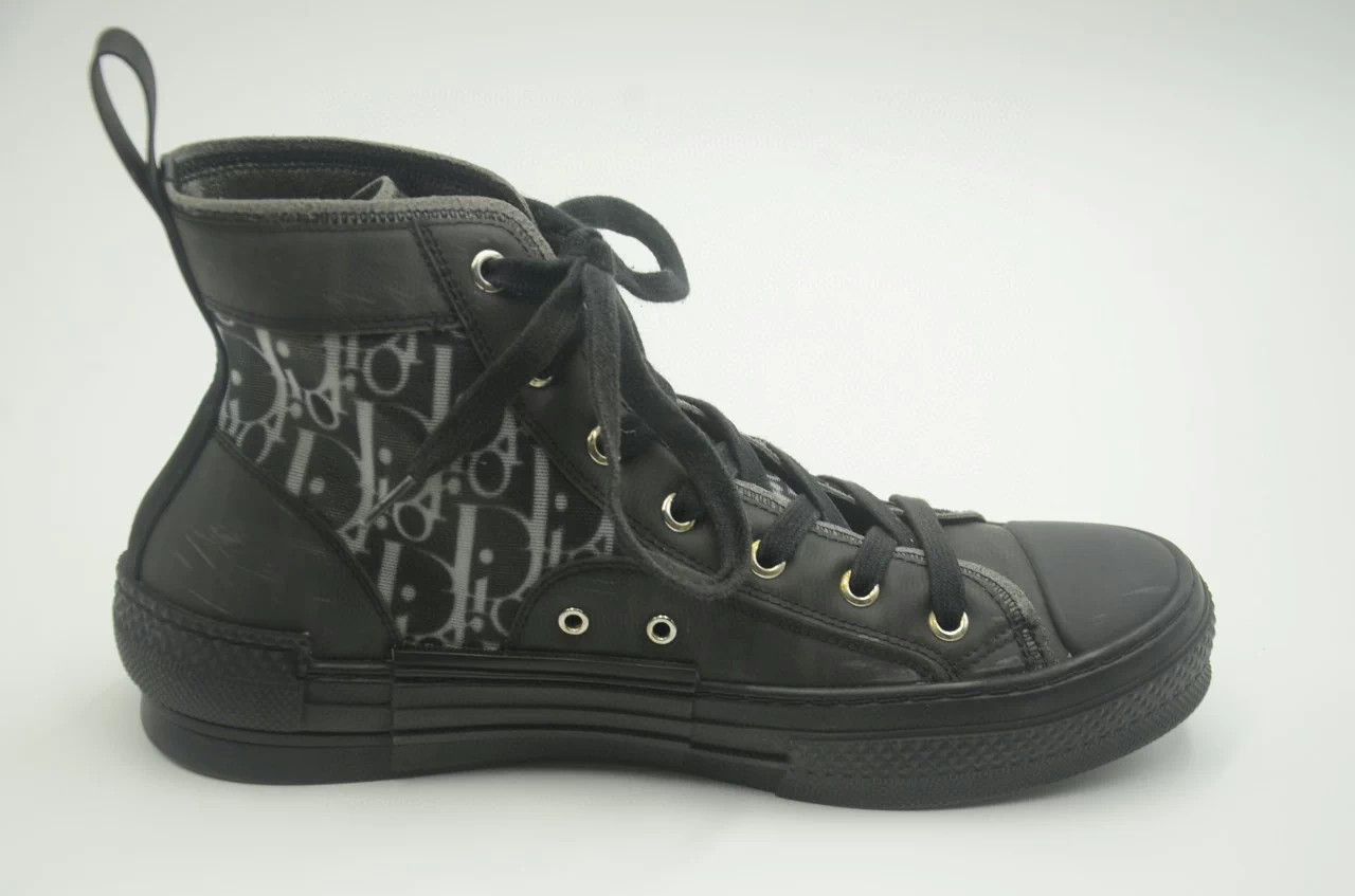 Dior Dior B23 High-Top Oblique Black Sneaker Size US 7.5 / EU 40-41 - 8 Thumbnail
