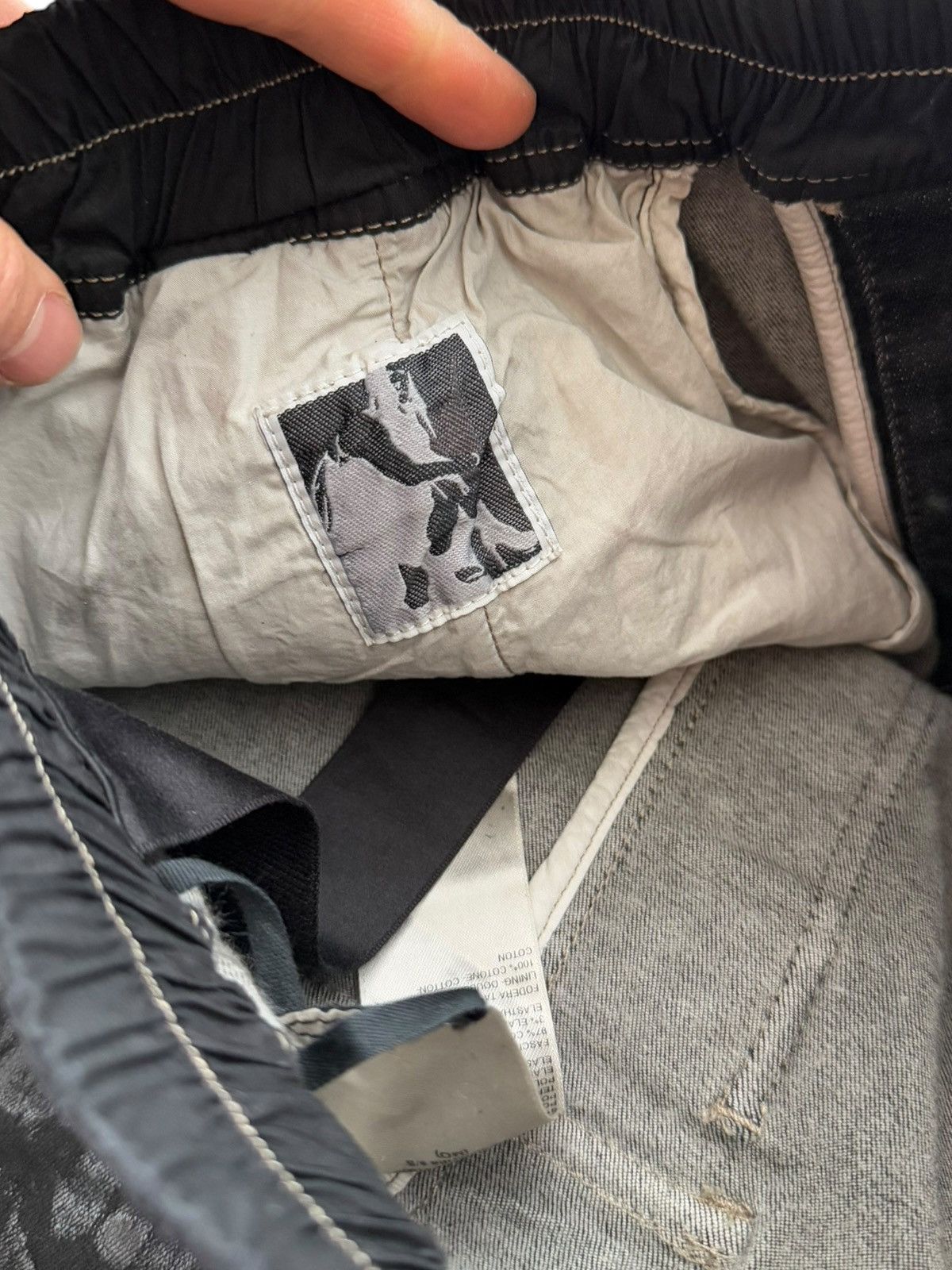 Rick Owens Bauhaus Heavy Wax Painted Zip Cargos Size US 32 / EU 48 - 6 Thumbnail