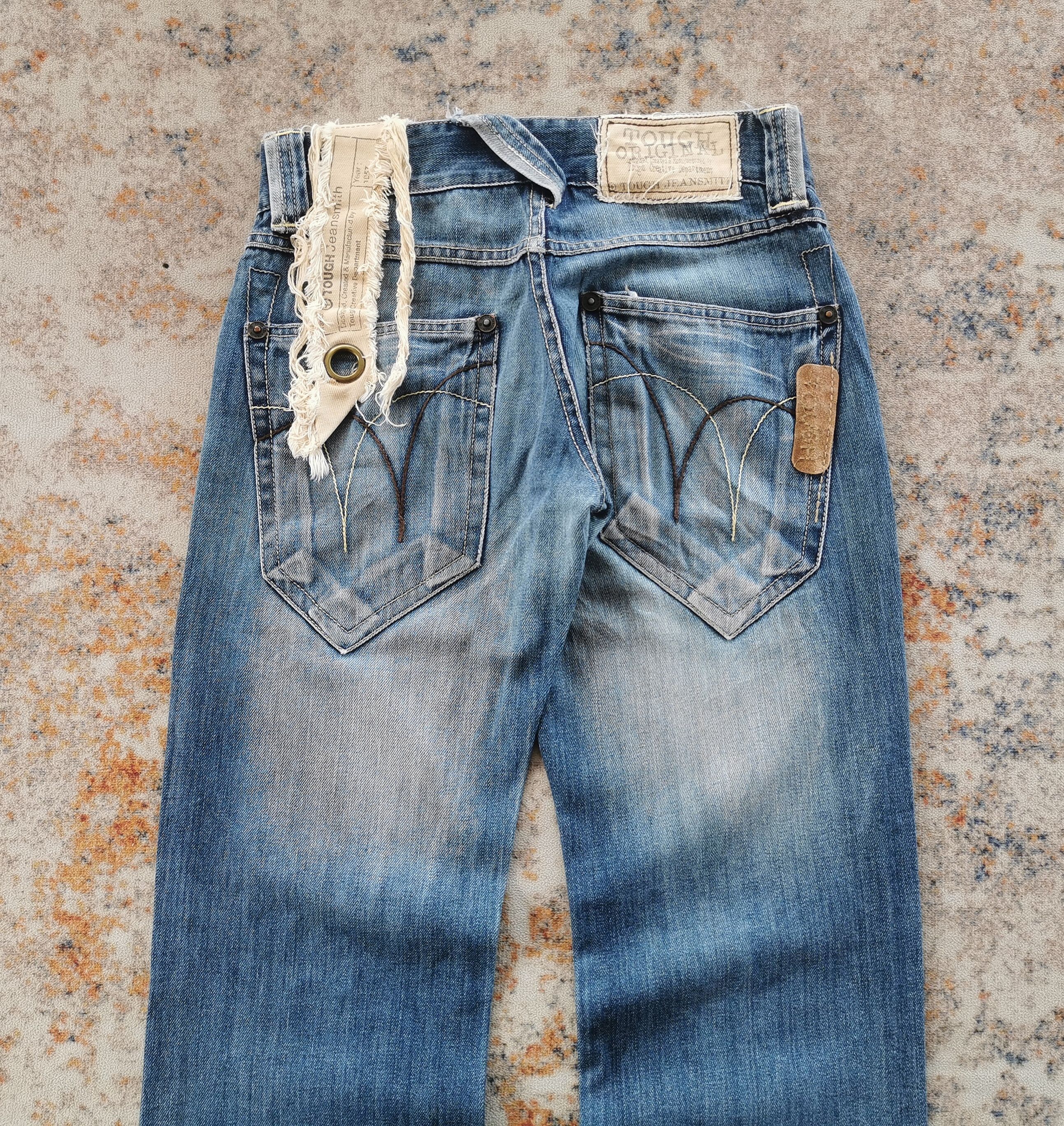 Le Grande Bleu (L.G.B.) Vintage TOUGH JEANSMITH hennessy Denim pants Size US 29 - 10 Thumbnail