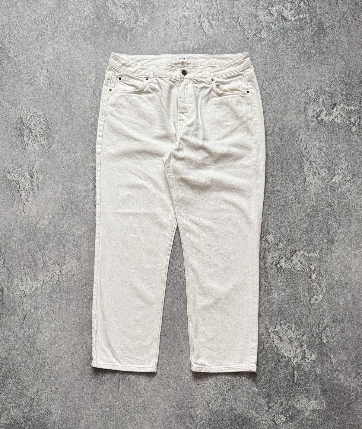 ba&sh BA&SH 3 Wmns white Jean pant trouser chino Size 26" / US 2 / IT 38 - 5 Thumbnail