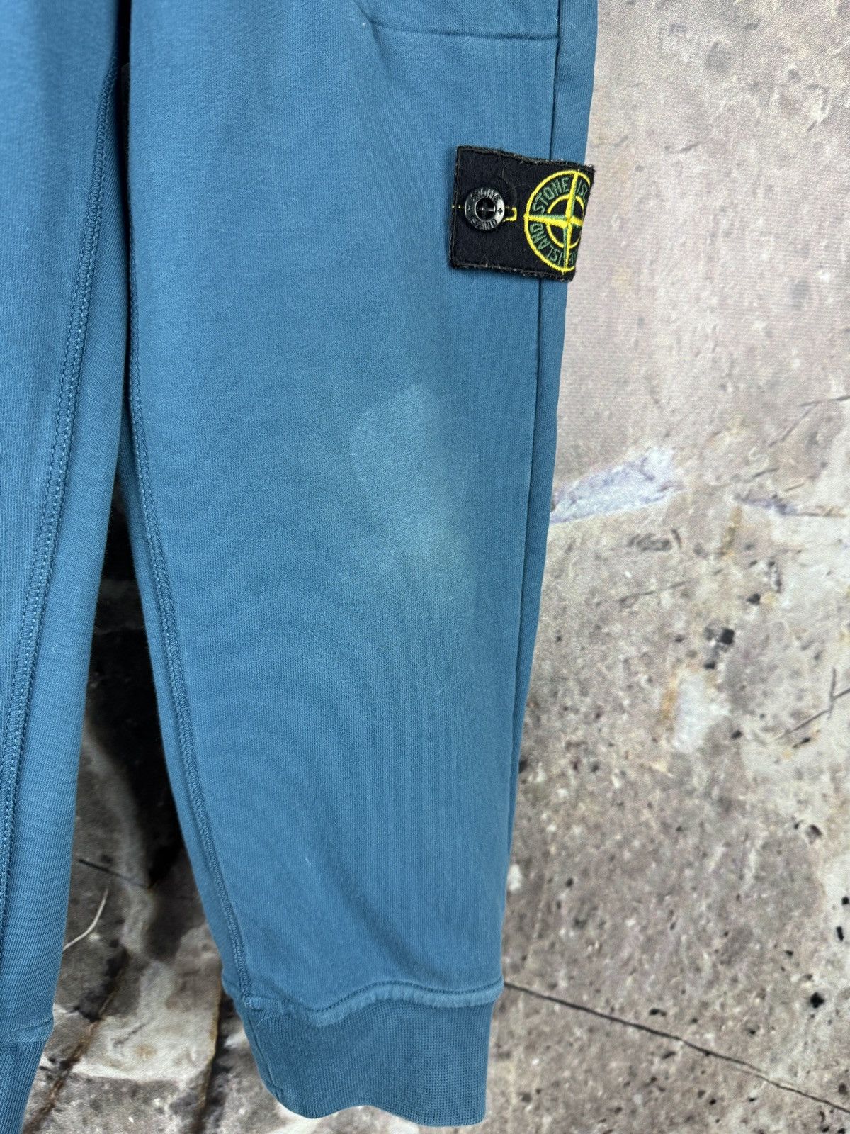 Stone Island Stone Island Junior Boys Sweatpants Teal LogPatch Size 4/104 Size US 26 / EU 42 - 5 Thumbnail