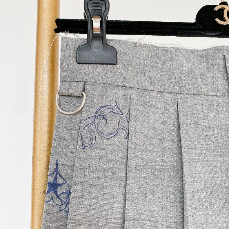 Vetements Vetements size S Gray pleated skirt Size 23" - 5 Thumbnail