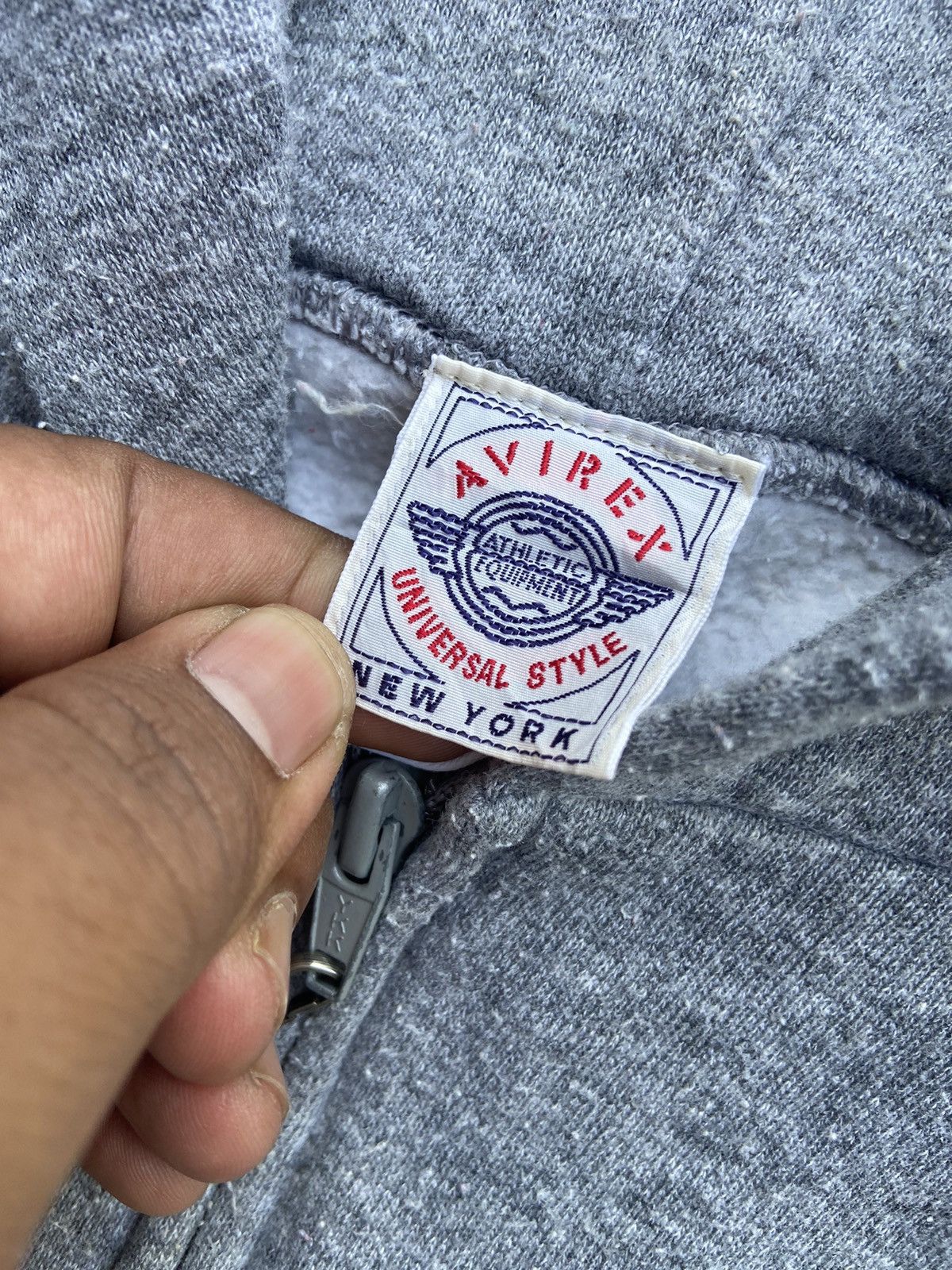 Avirex RARE Vintage 90’s Russell Athletic x Avirex Zipper Hoodie Size US L / EU 52-54 / 3 - 6 Thumbnail