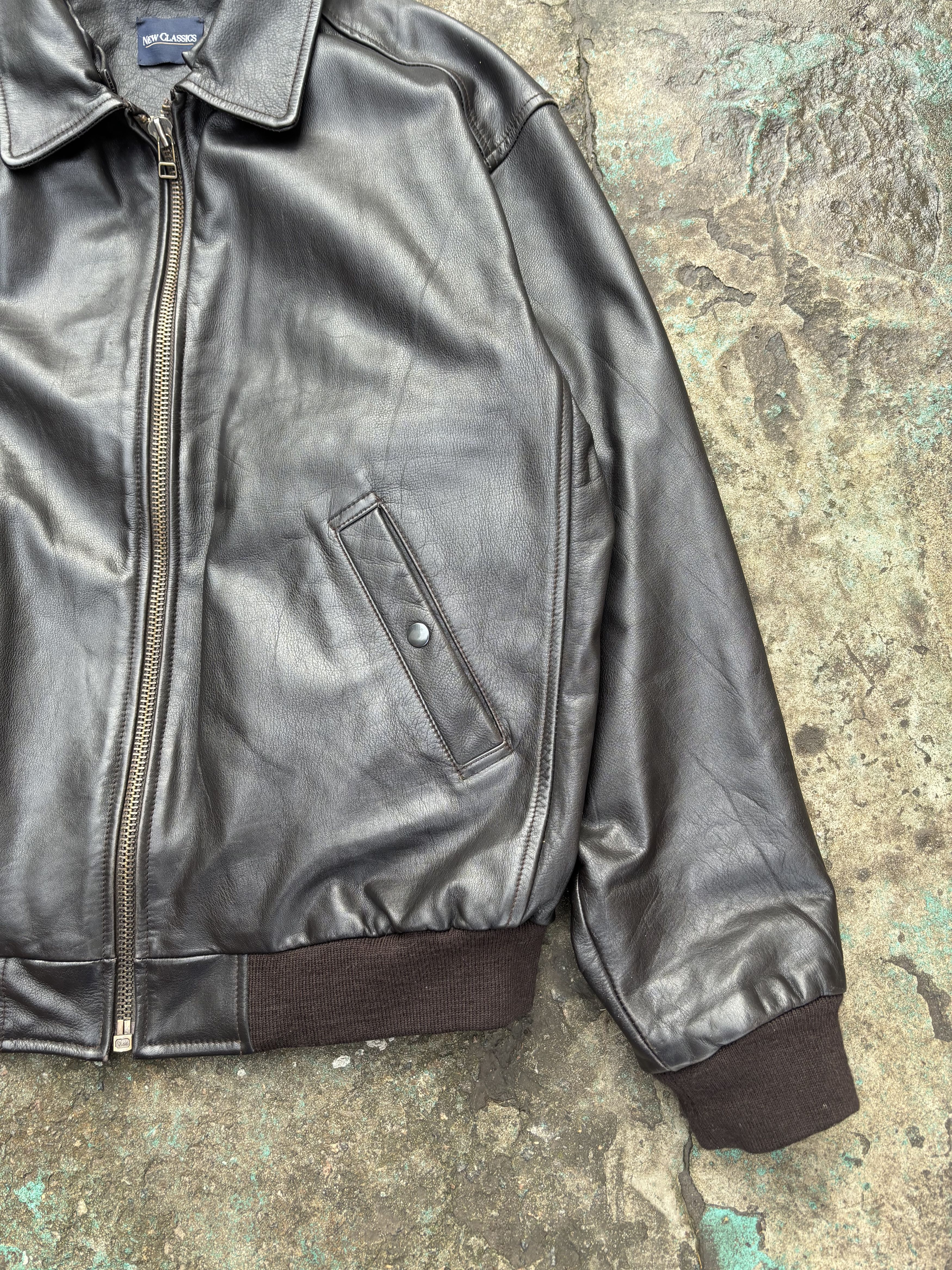 Genuine Leather Vintage Cowhide Leather A-2 Flight Jacket Size US L / EU 52-54 / 3 - 6 Thumbnail