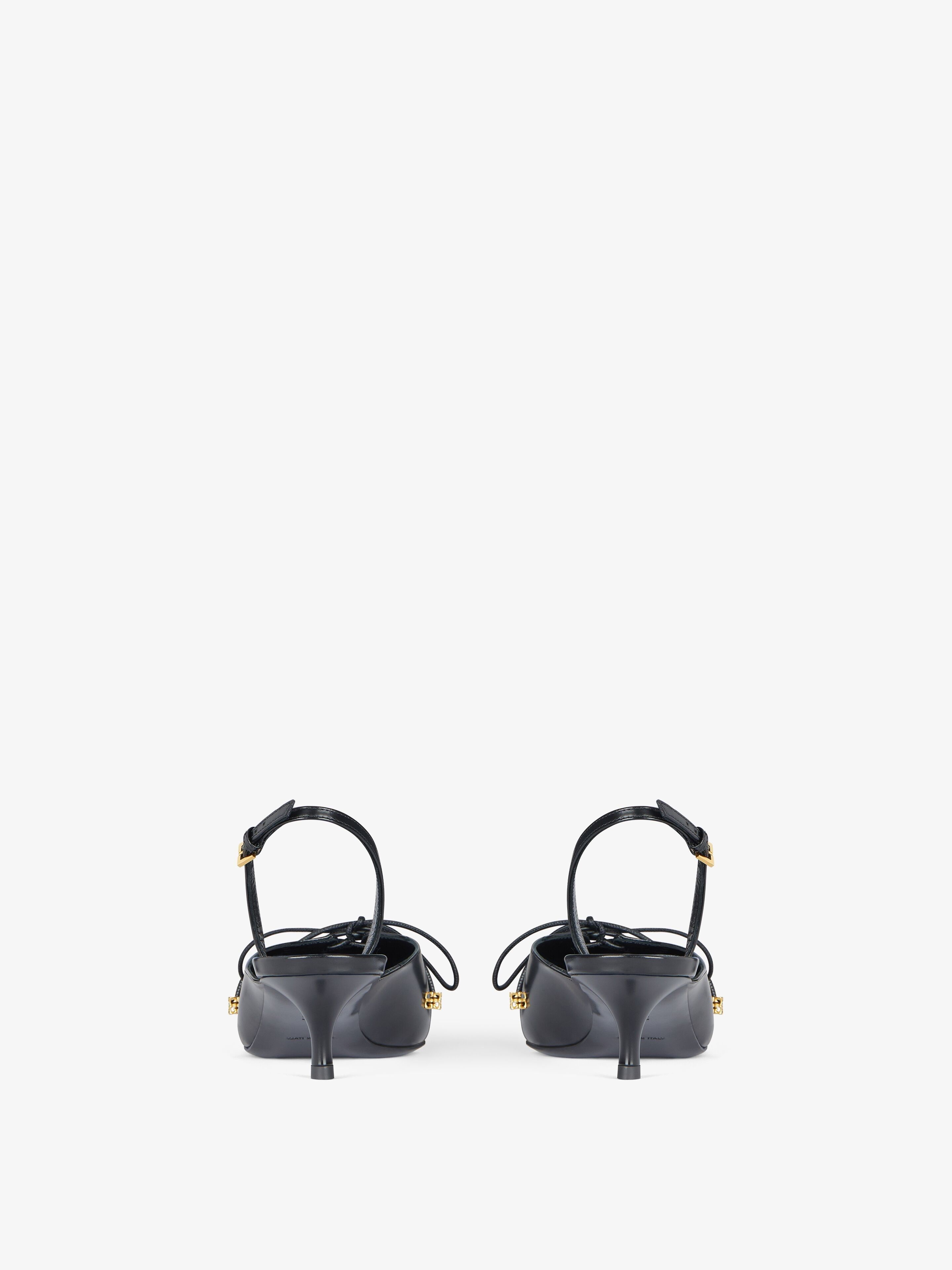 Givenchy o1srvl11e0126 Lace-Up Slingbacks in Black Size US 6 / IT 36 - 5 Thumbnail