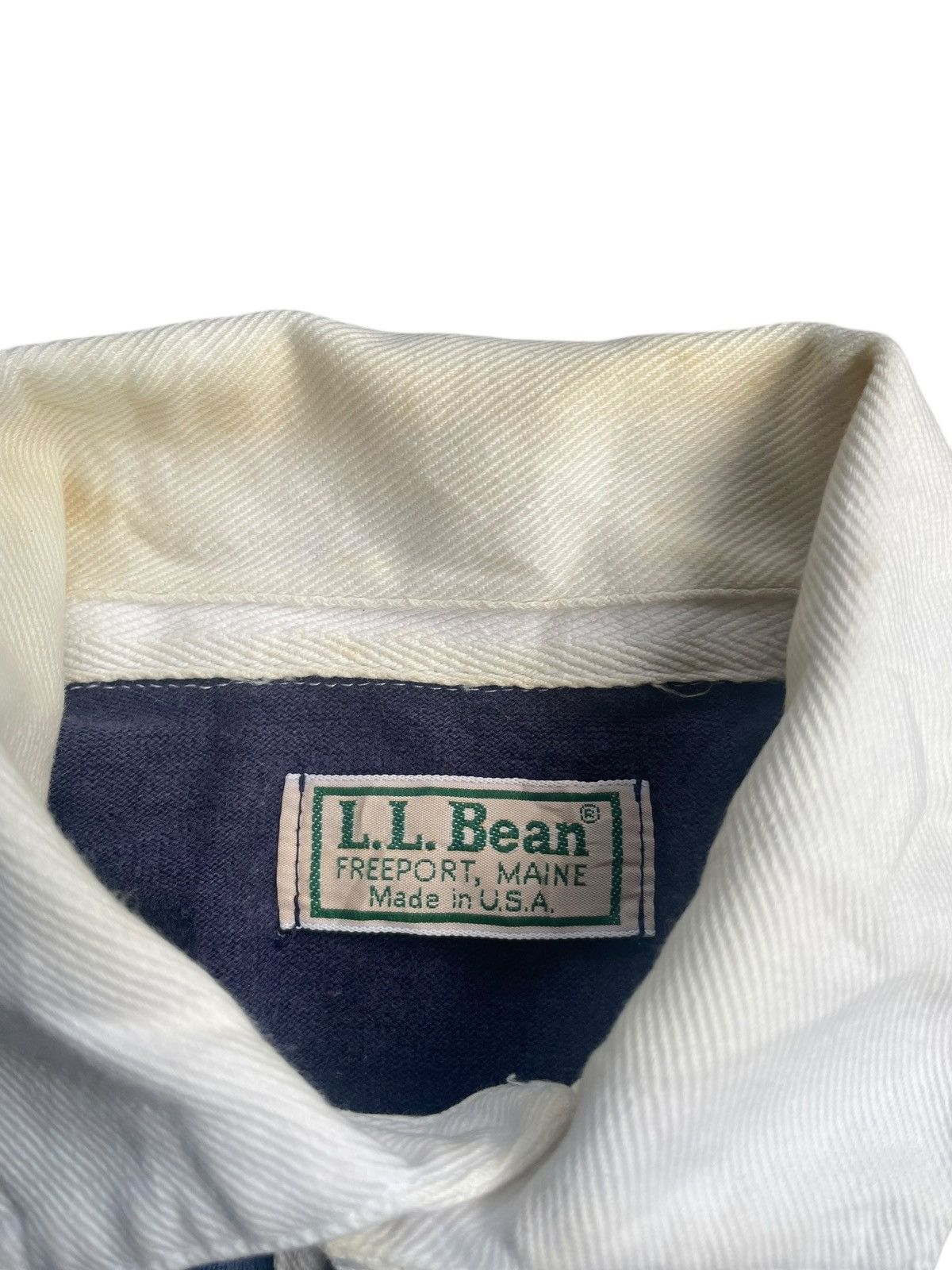 L.L. Bean × Vintage Vintage L.L.Bean Rugby Polo Tshirt Size US M / EU 48-50 / 2 - 6 Thumbnail