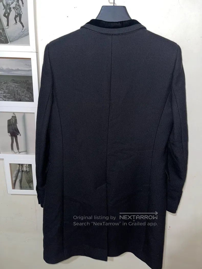 Saint Laurent Paris Saint Laurent Paris Black Velvet Notched Lapel Wool Coat Size M / US 6-8 / IT 42-44 - 4 Thumbnail