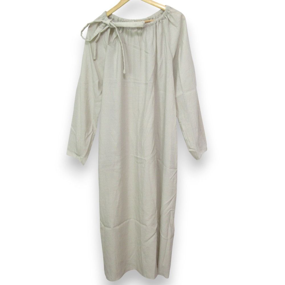 Other Other SEEALL GATHER DRESS Silk Blend Dress Others Dresses SAW43 DR103 DUTY FREE for USA Size ONE SIZE - 1 Thumbnail