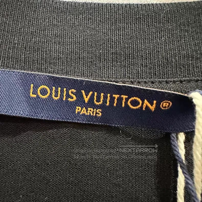 Louis Vuitton Louis Vuitton Black Gradient Old Flower Full Short Sleeve Size US S / EU 44-46 / 1 - 3 Thumbnail