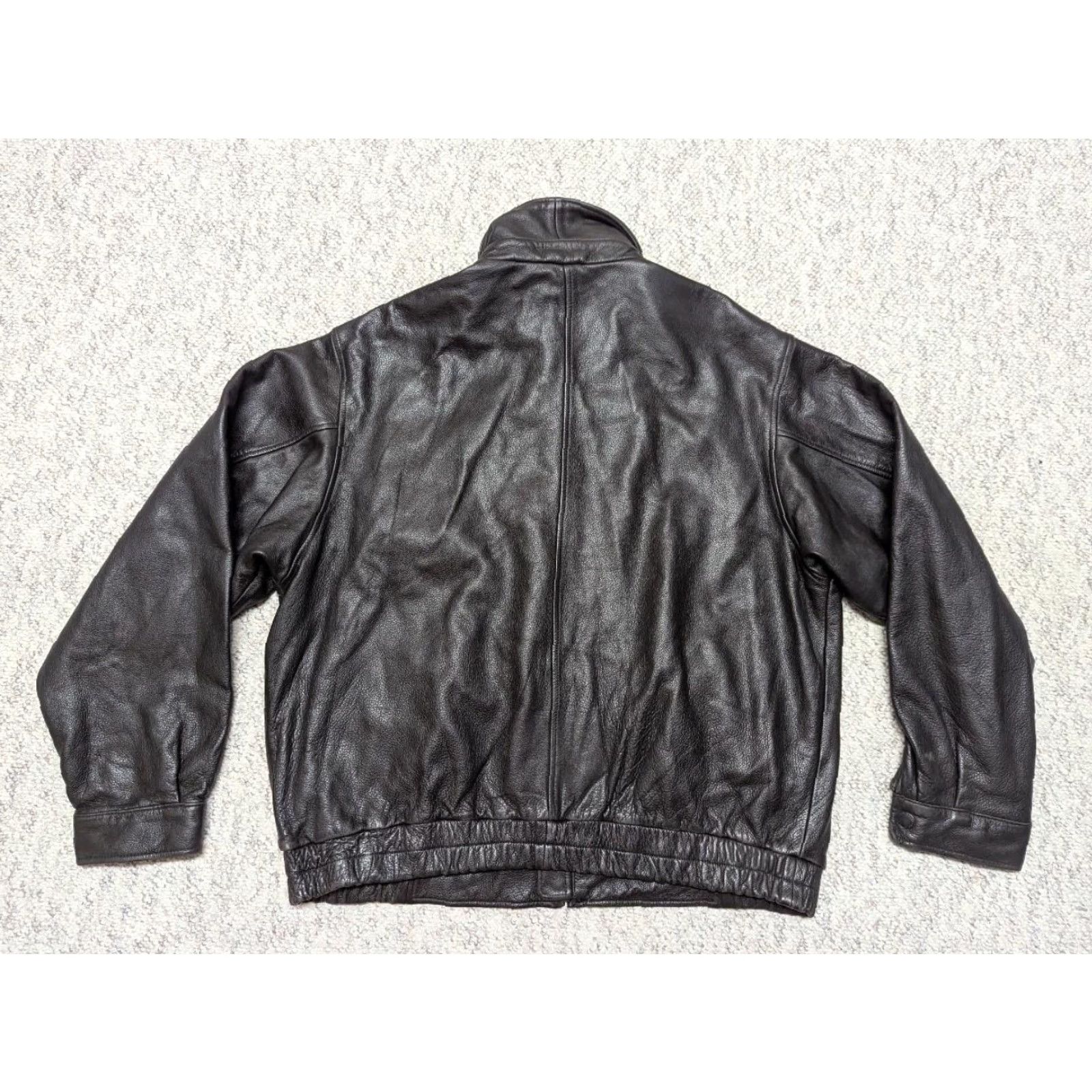 Eddie Bauer VINTAGE Eddie Bauer Jacket Bomber XL Brown Leather Mens Size US XL / EU 56 / 4 - 2 Thumbnail