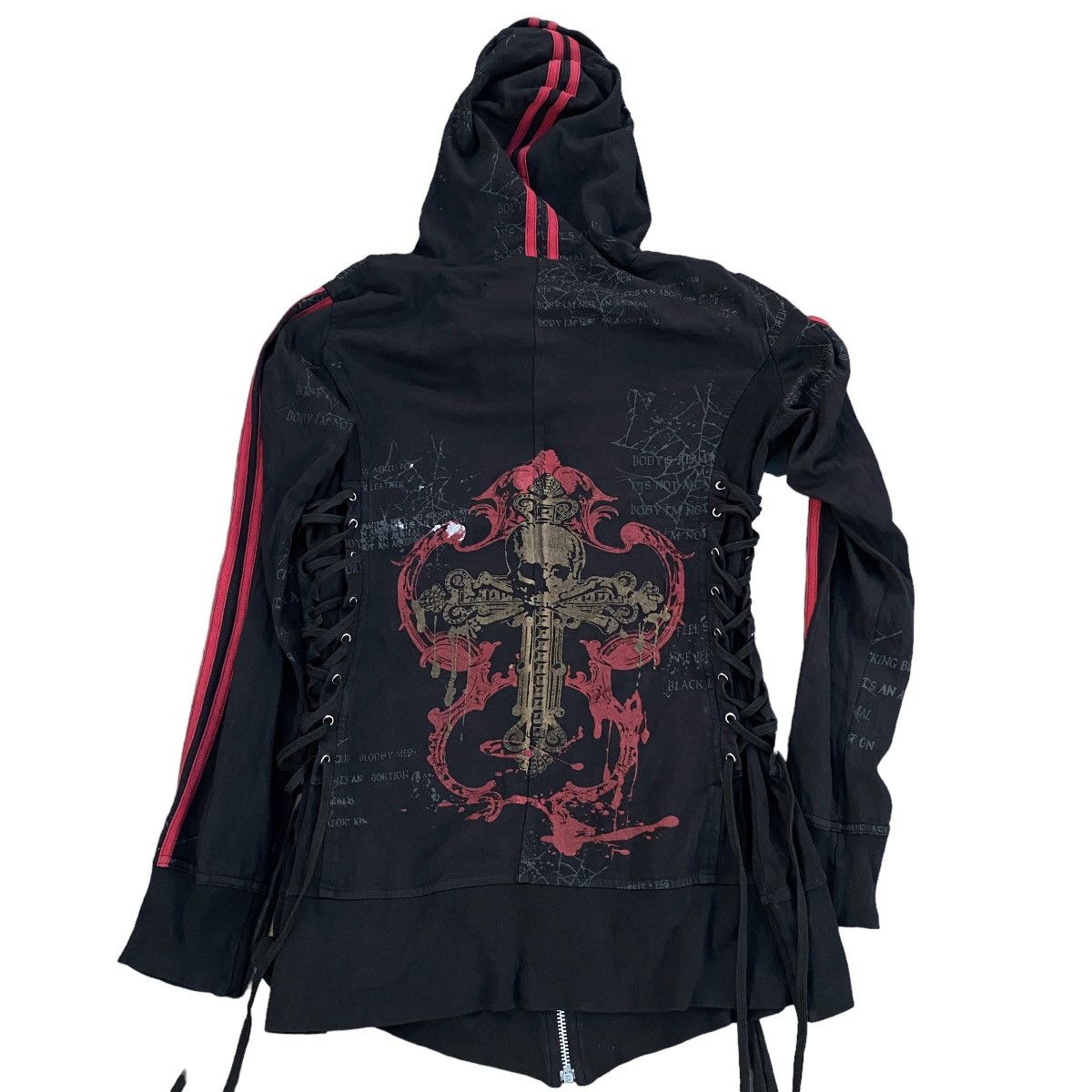 15,989円14th addition tribal lace up hoodie