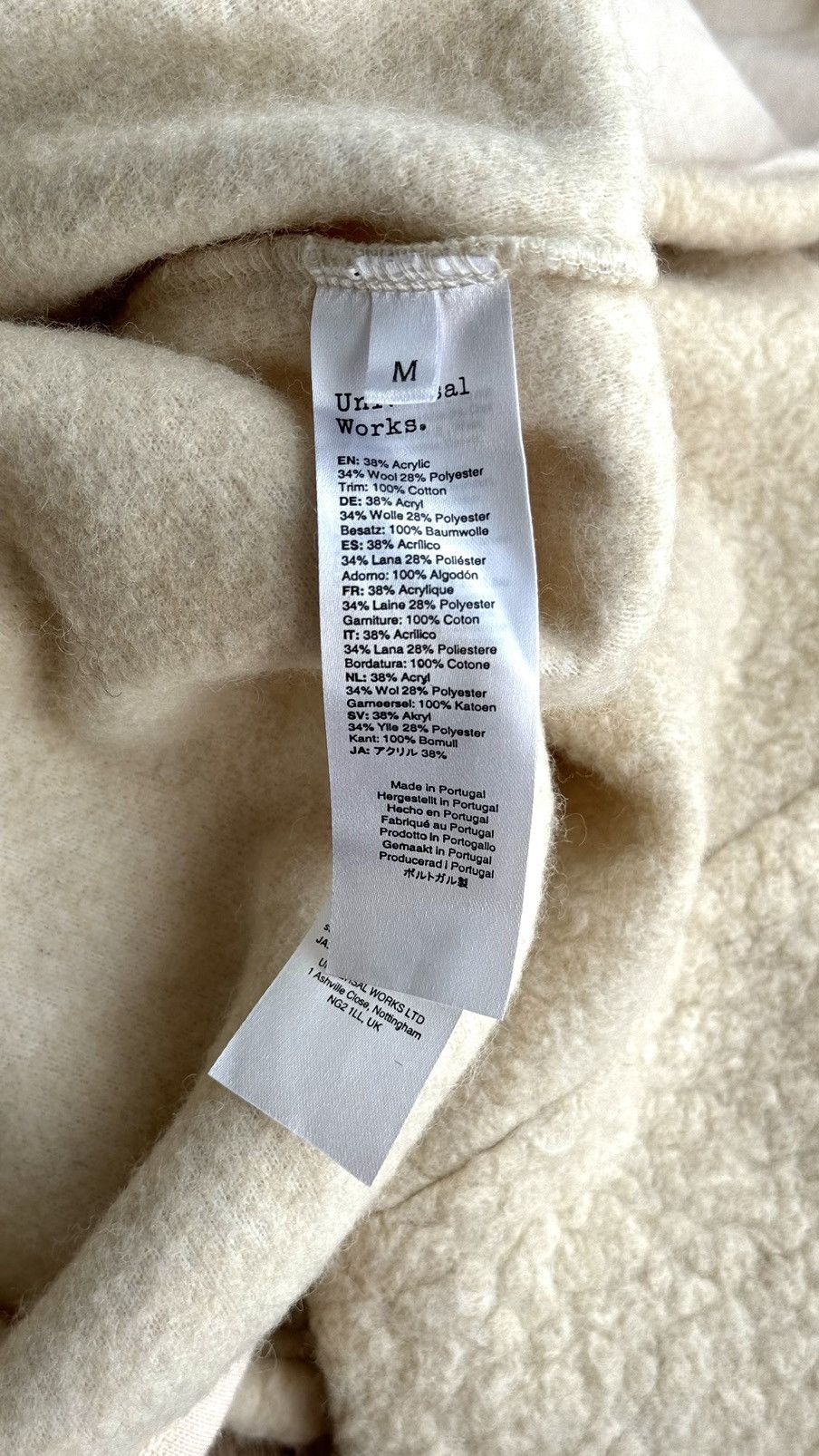 Japanese Brand × Universal Works UNIVERSAL WORKS WOOL ZIP HOODIE Size US M / EU 48-50 / 2 - 7 Thumbnail