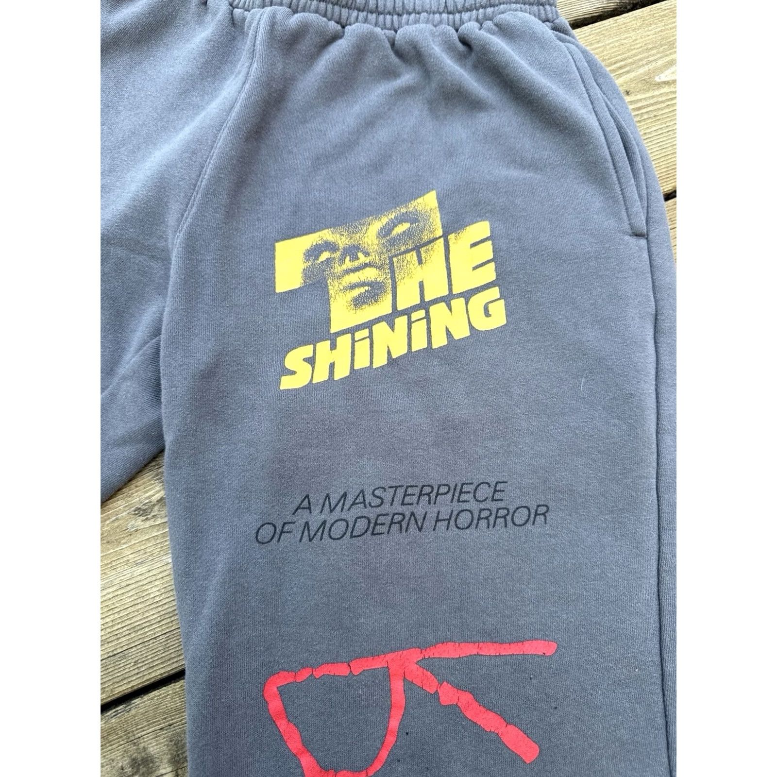 Vintage Dumbgood The Shining Sweatpants Horror Movie Kubrick Joggers XS Women Gray Size 26" / US 2 / IT 38 - 2 Thumbnail