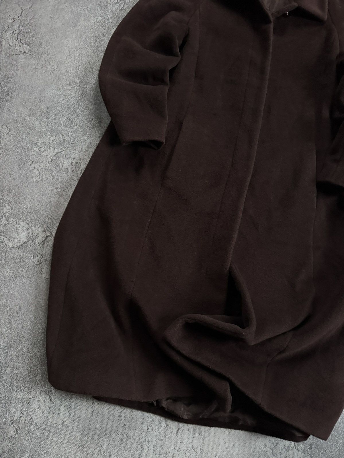 Escada Escada 42size Retro vintage brown wool coat long jacket 00s Size M / US 6-8 / IT 42-44 - 3 Thumbnail