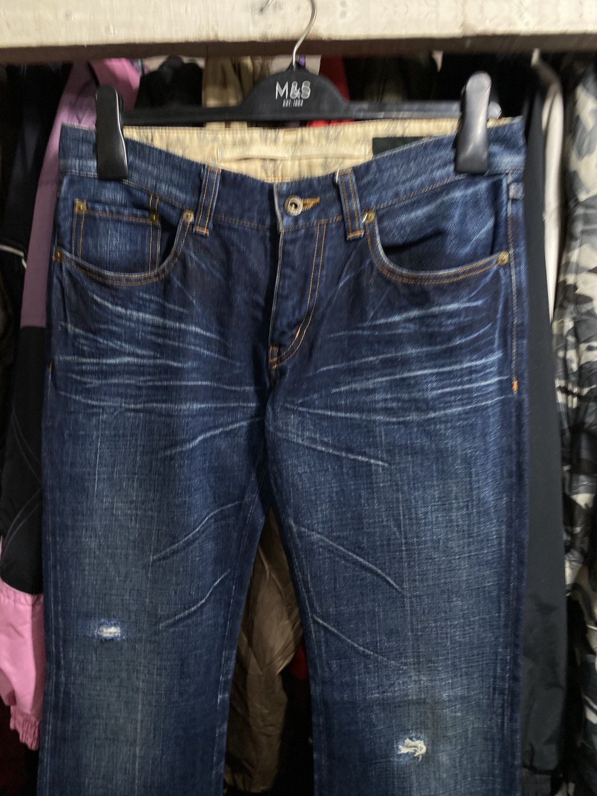 Japanese Brand Flare Jeans Rico Japan Low Rise Boot Cut Zipped Size US 32 / EU 48 - 2 Thumbnail