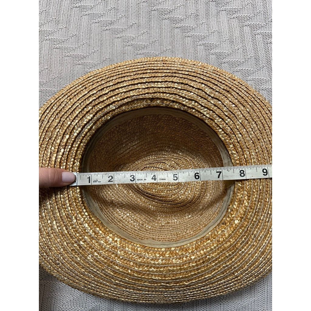 Vintage Vintage straw trilby hat Size ONE SIZE - 5 Thumbnail