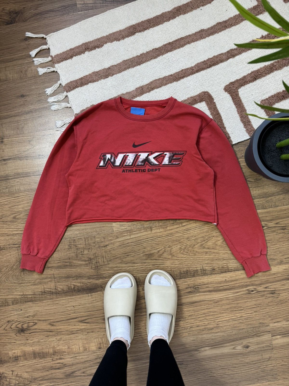 Nike VINTAGE NIKE BIG LOGO y2k LONG SLEEVE Size M / US 6-8 / IT 42-44 - 2 Thumbnail