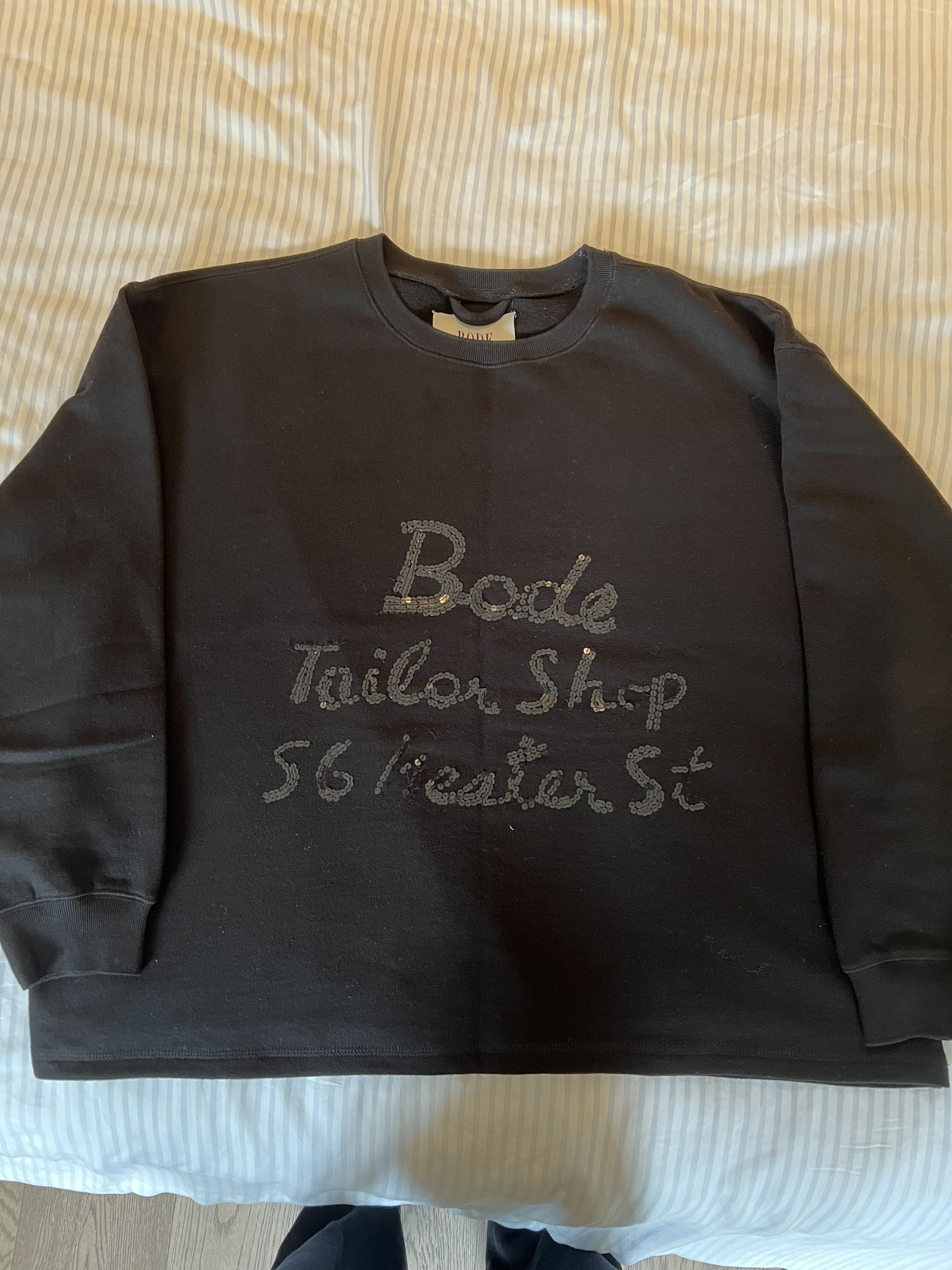 Bode Bode Tailor Shop Crewneck Sweater Size US L / EU 52-54 / 3 - 1 Thumbnail