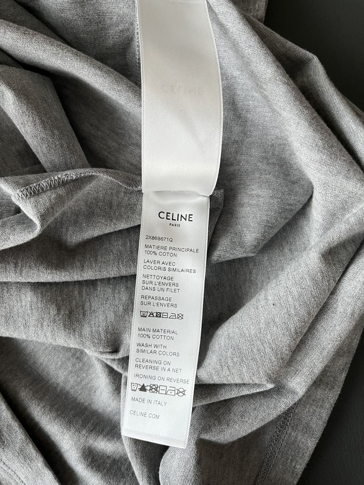 Celine × Hedi Slimane Super Runway Celine by Hedi Slimane American Flag Tee 🇺🇸 Size US XL / EU 56 / 4 - 13 Thumbnail