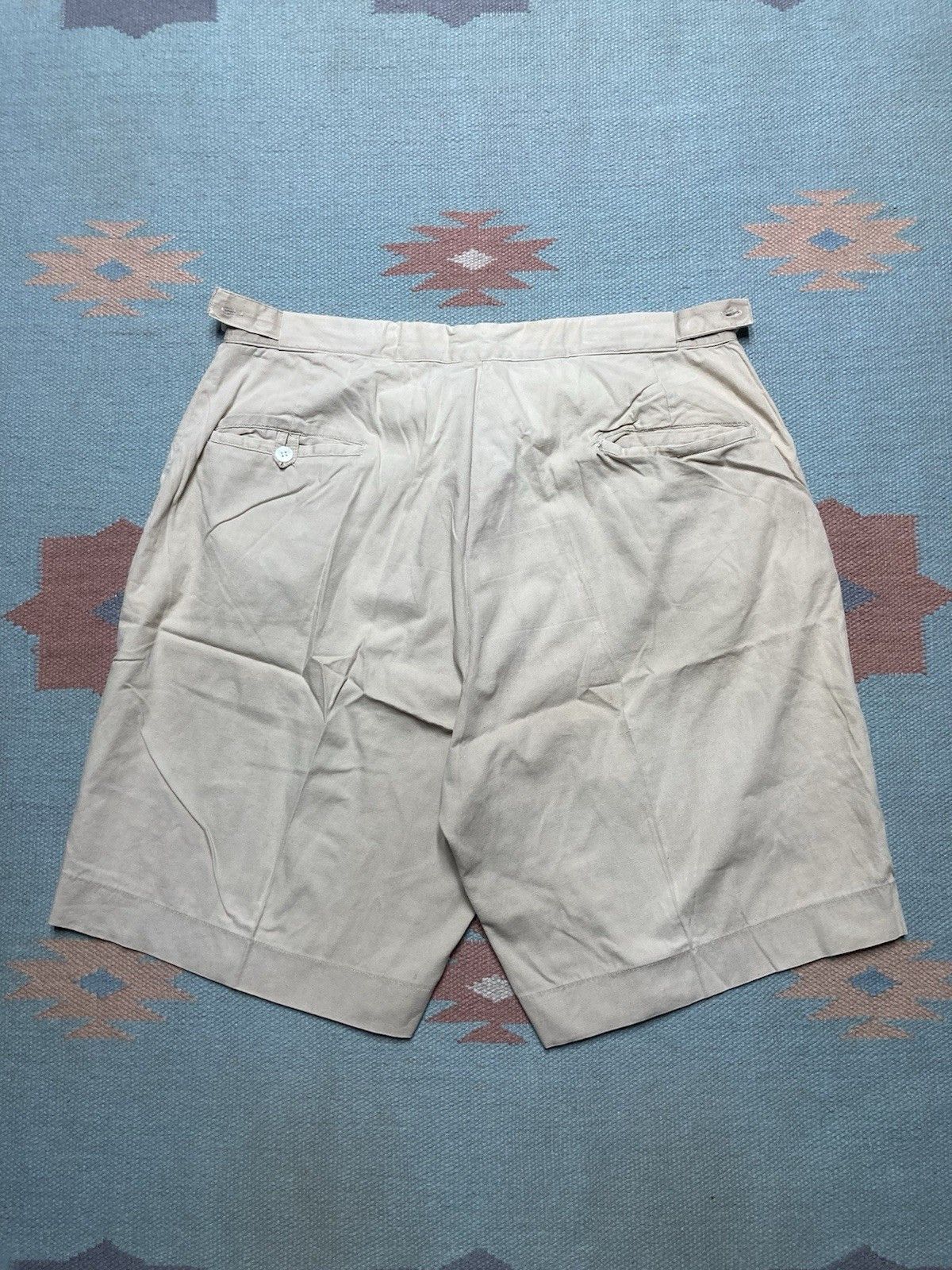 Vintage 70s lightweight cotton shorts khaki tan casual men’s 33 Size US 33 - 6 Thumbnail