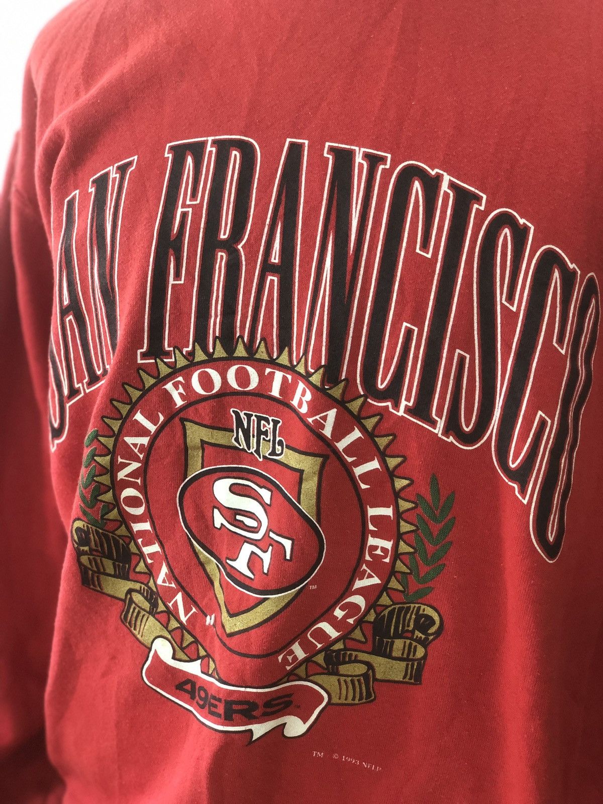 Nutmeg × Vintage NFL 49ERS San Francisco x Nutmeg Mills Size US XL / EU 56 / 4 - 2 Thumbnail