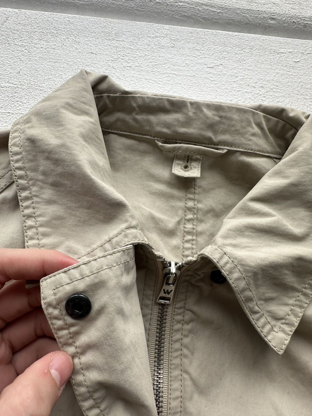 Max Mara × Weekend Max Mara 🚨RARE Max Mara Weekend Jacket beige distress luxury Size M / US 6-8 / IT 42-44 - 8 Thumbnail