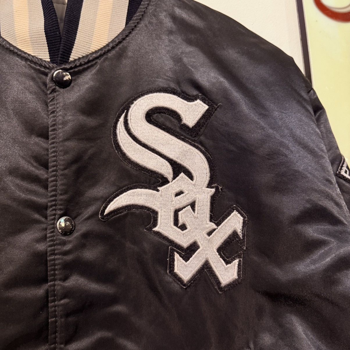 Starter Vintage 80s Starter Chicago White Sox Satin Varsity Jacket Size US M / EU 48-50 / 2 - 5 Thumbnail