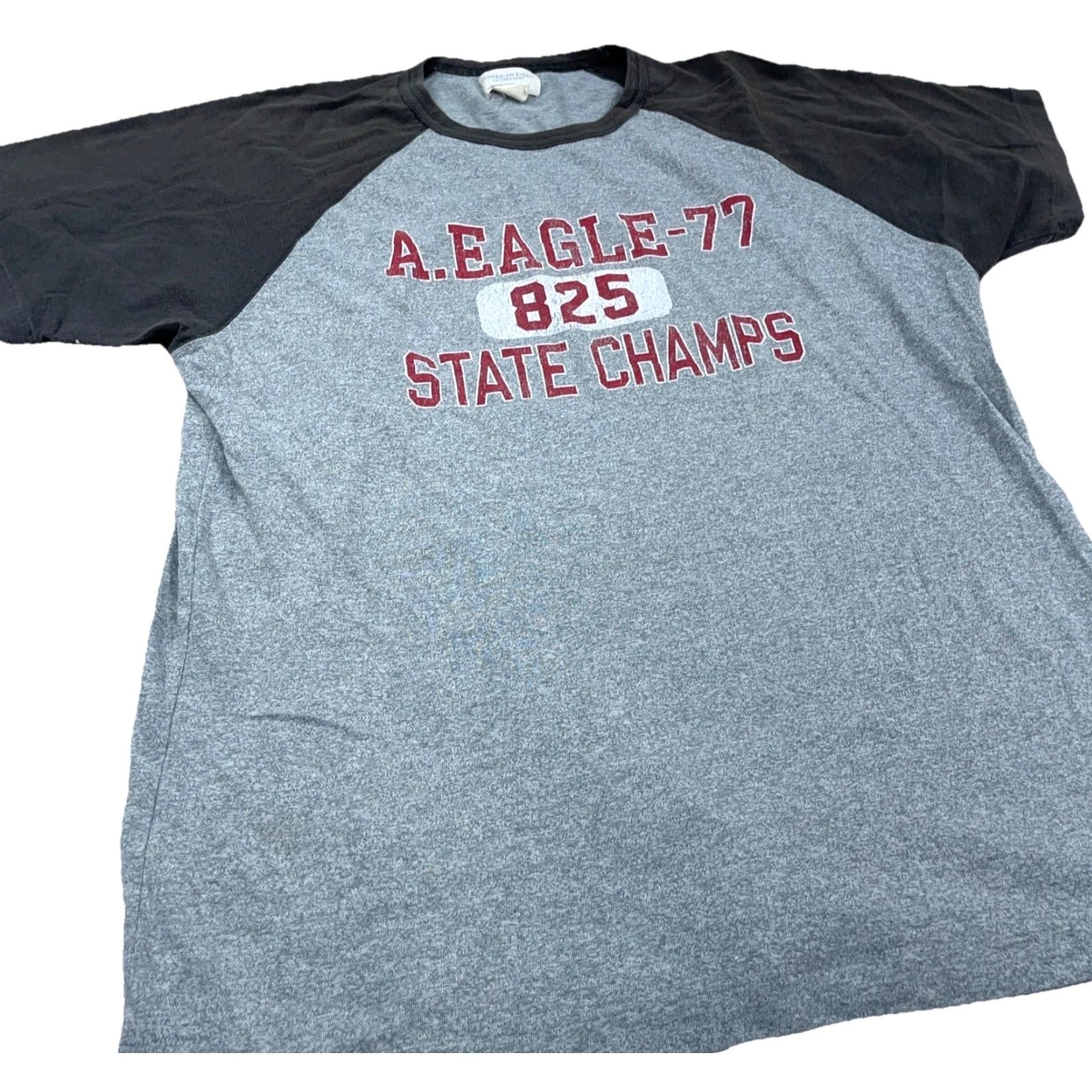 American Eagle Outfitters VINTAGE American Eagle Outfitters Shirt Men L Gray Raglan Tee 2000s AEO Outfitters Styles Size US L / EU 52-54 / 3 - 3 Thumbnail