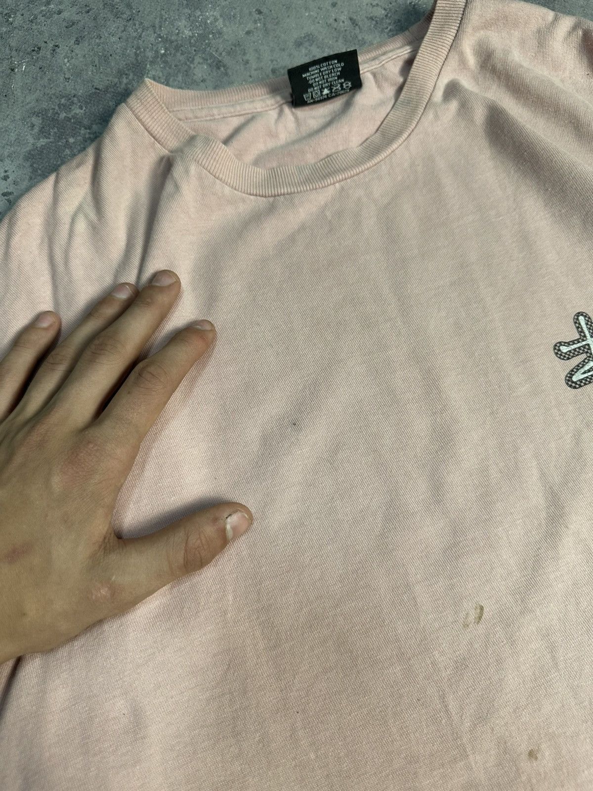 Stussy Vintage Stussy T Shirt Tee Pink Big Logo Baggy Y2K Retro Size US L / EU 52-54 / 3 - 10 Thumbnail