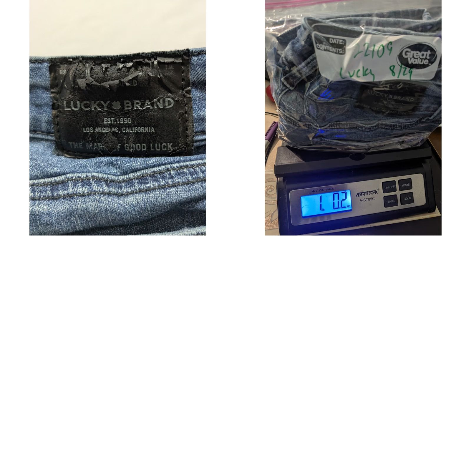 Lucky Brand LUCKY Lolita Skinny Ankle Jeans Floral Embroidered - Women 8 Stretch Denim Blue Size 8/29 Size 30" / US 8 / IT 44 - 11 Thumbnail