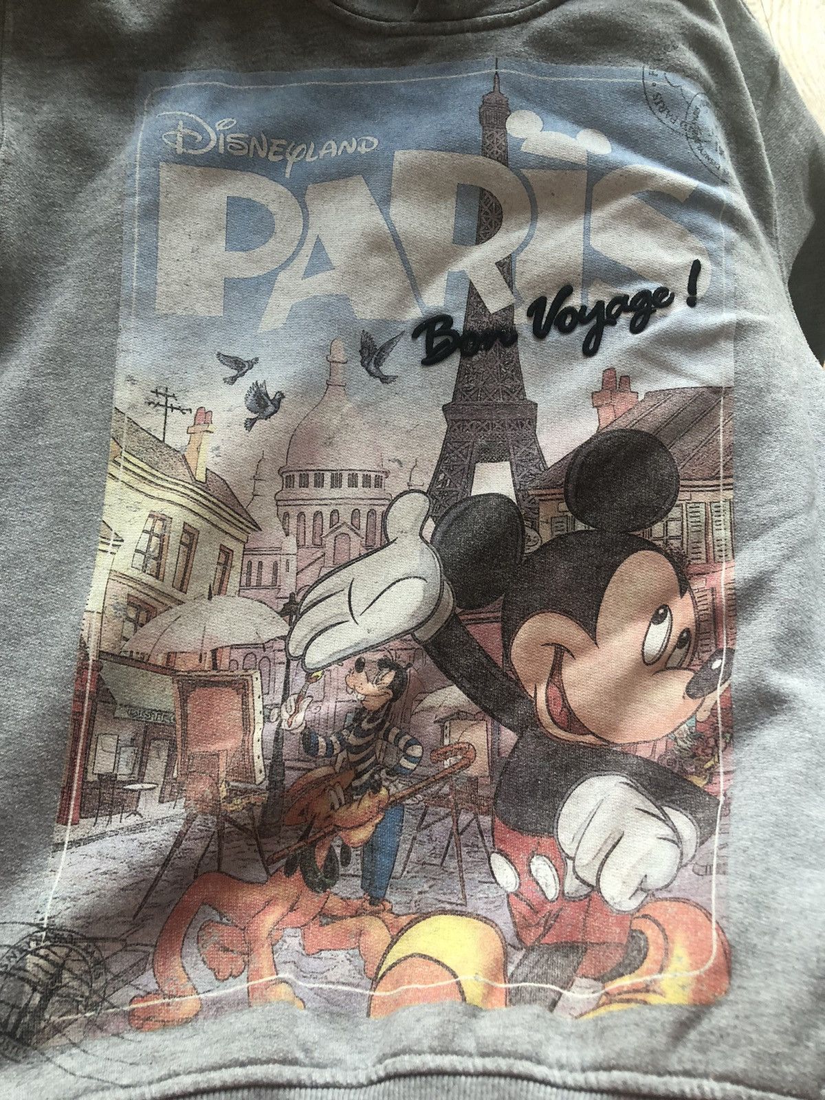 Disney × Mickey Mouse × Vintage DISNEY LAND PARIS RARE VINTAGE MICKEY MOUSE HOODIE Size US S / EU 44-46 / 1 - 2 Thumbnail