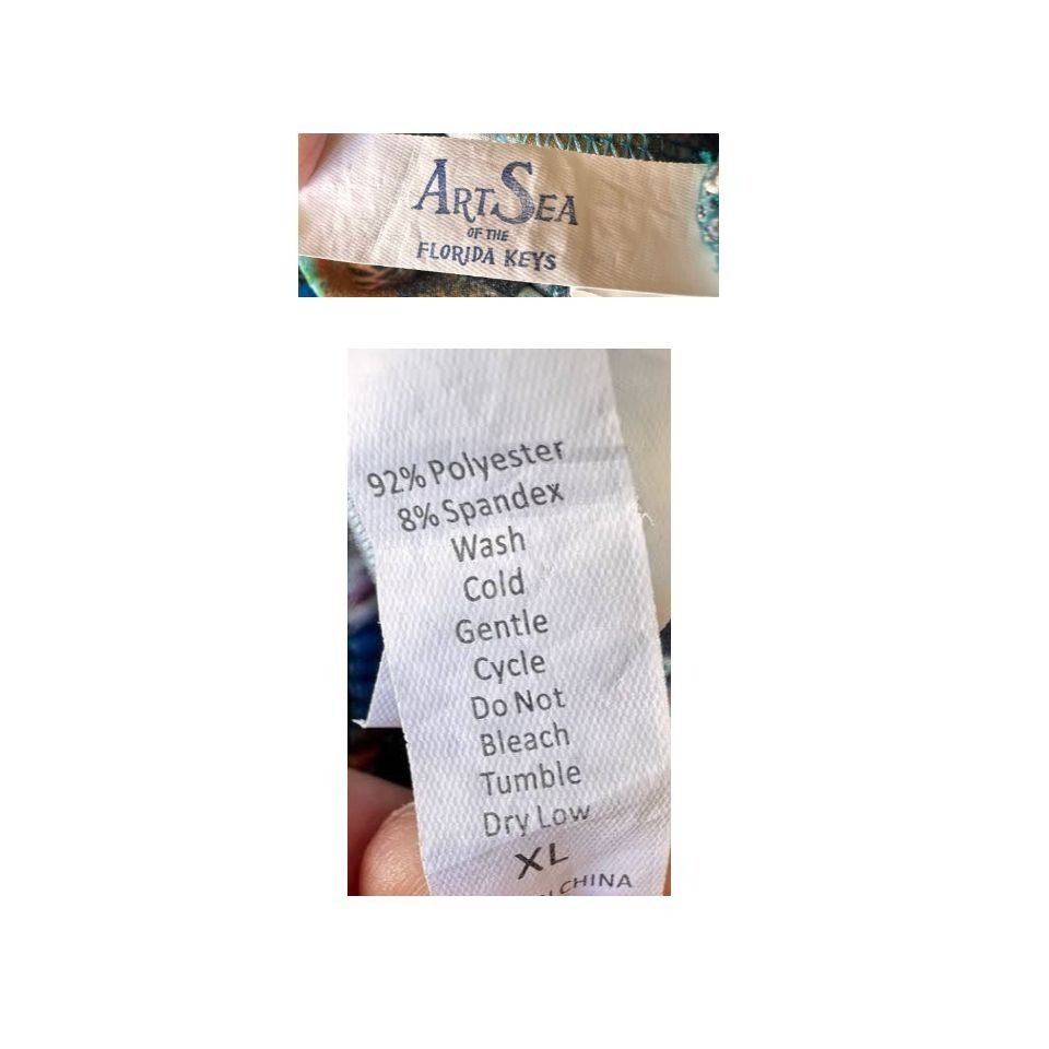 Other ArtSea Florida Keys Leggings XL Elastic Stretch High Waist P Size 30" / US 8 / IT 44 - 12 Thumbnail