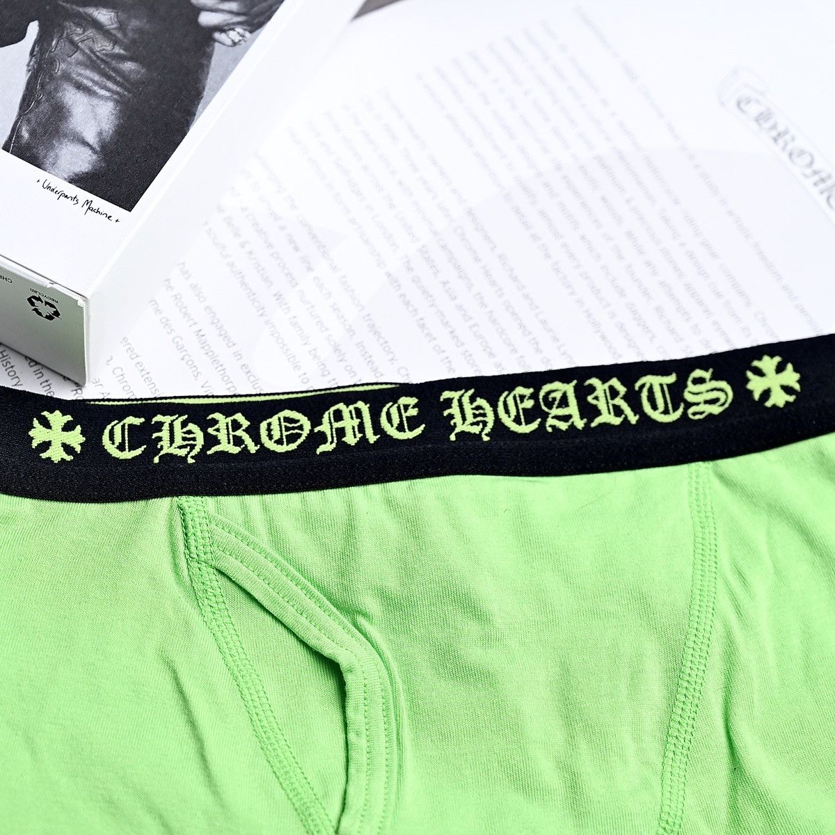 Chrome Hearts CHROME HEARTS BOXER BRIEF SHORT GREEN | Grailed