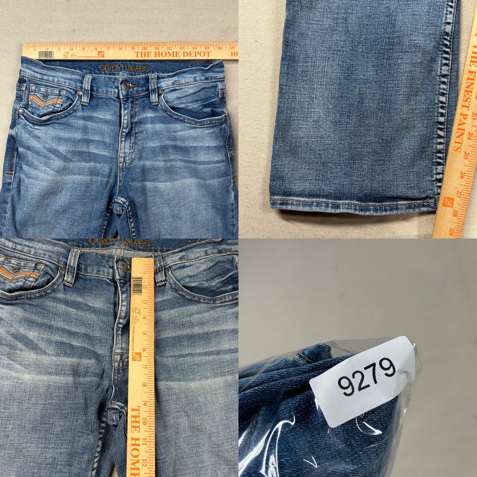 Cody James Cody James Jeans Mens 32x30 Duke Boot Cut Western Country Blue Size US 32 / EU 48 - 8 Thumbnail