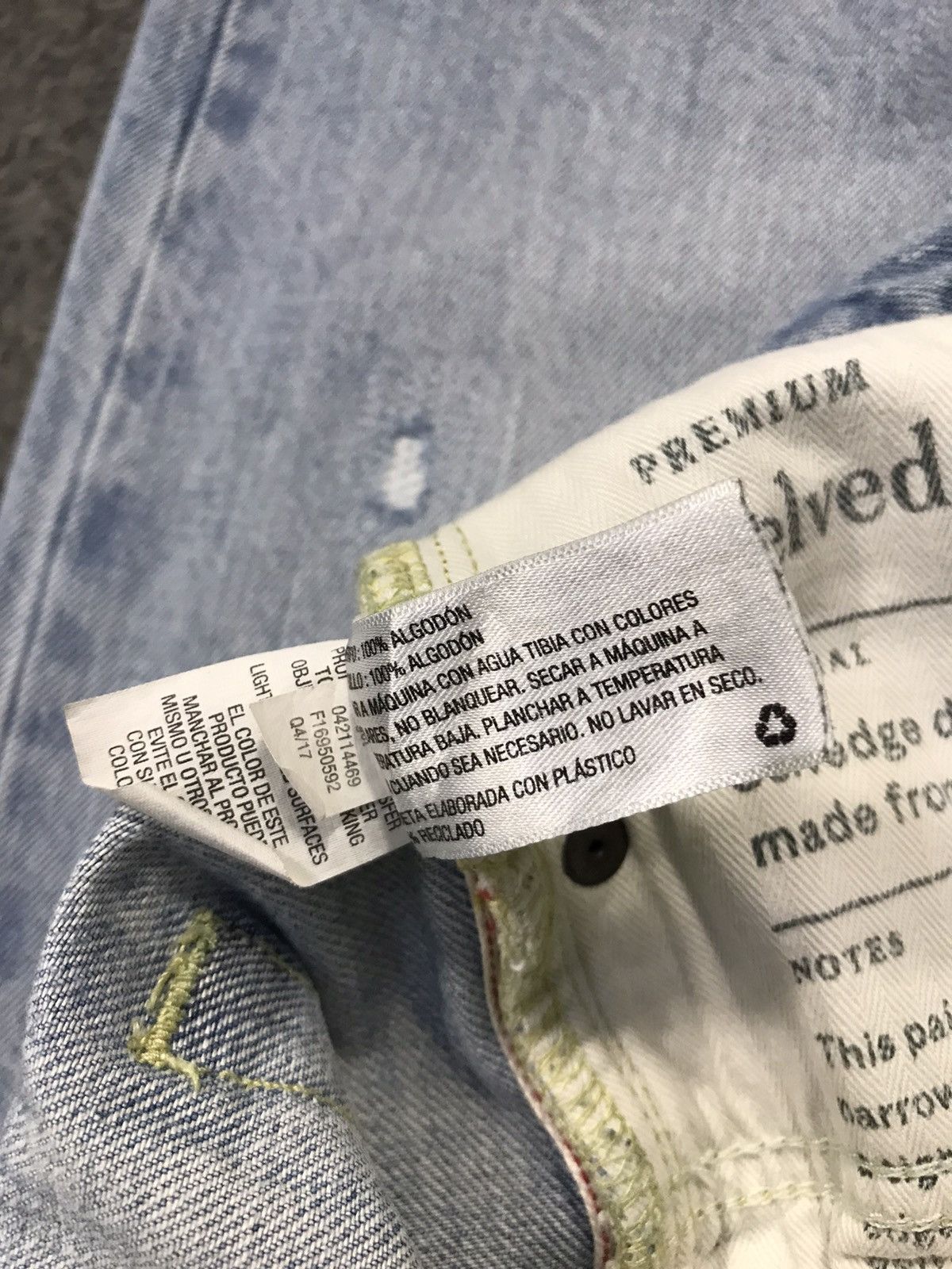 Japanese Brand × Vintage Vintage Goodfellow Selvedge Distressed Denim Jeans Size US 32 / EU 48 - 20 Thumbnail