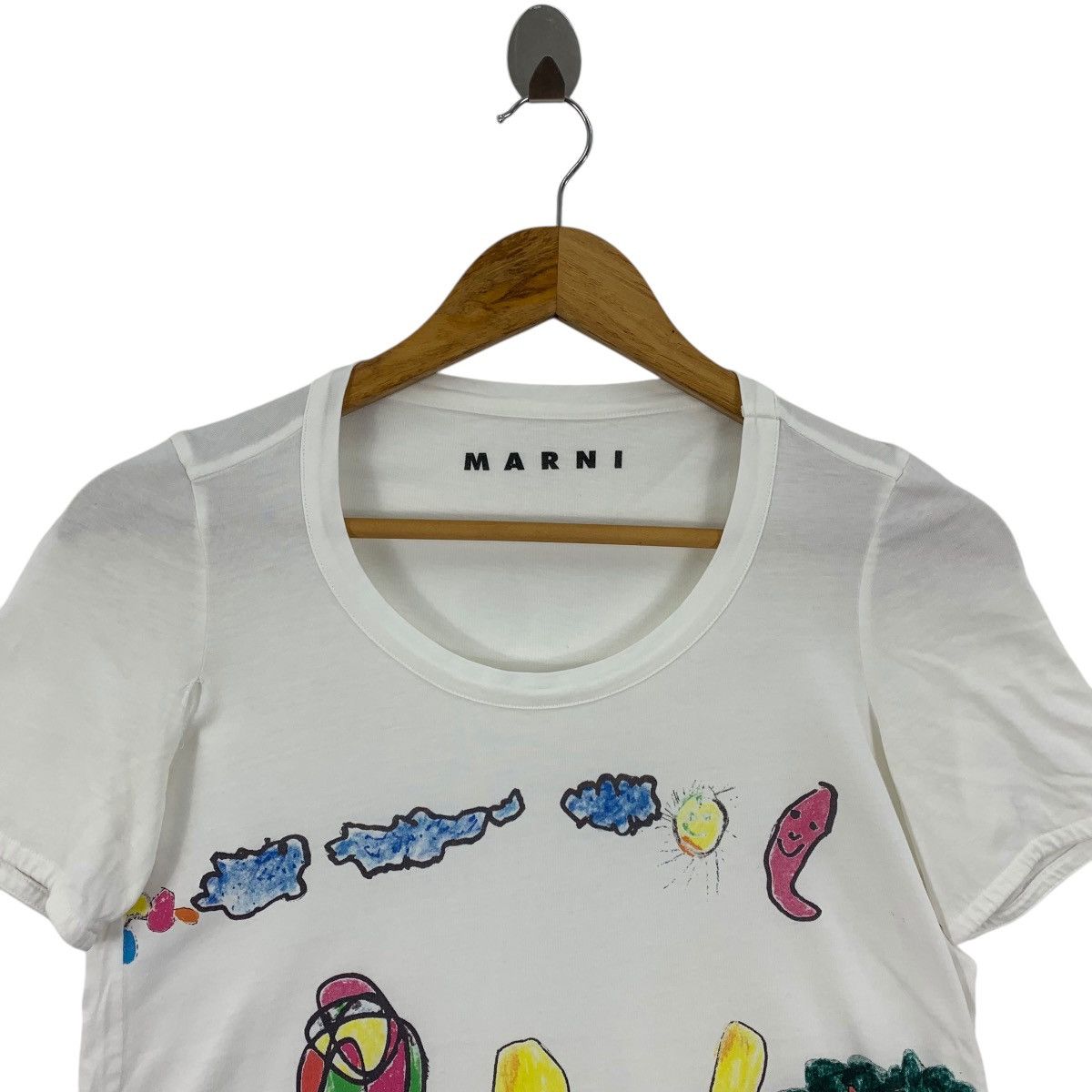 Japanese Brand × Marni MARNI designer art printed women tee Size XS / US 0-2 / IT 36-38 - 2 Thumbnail