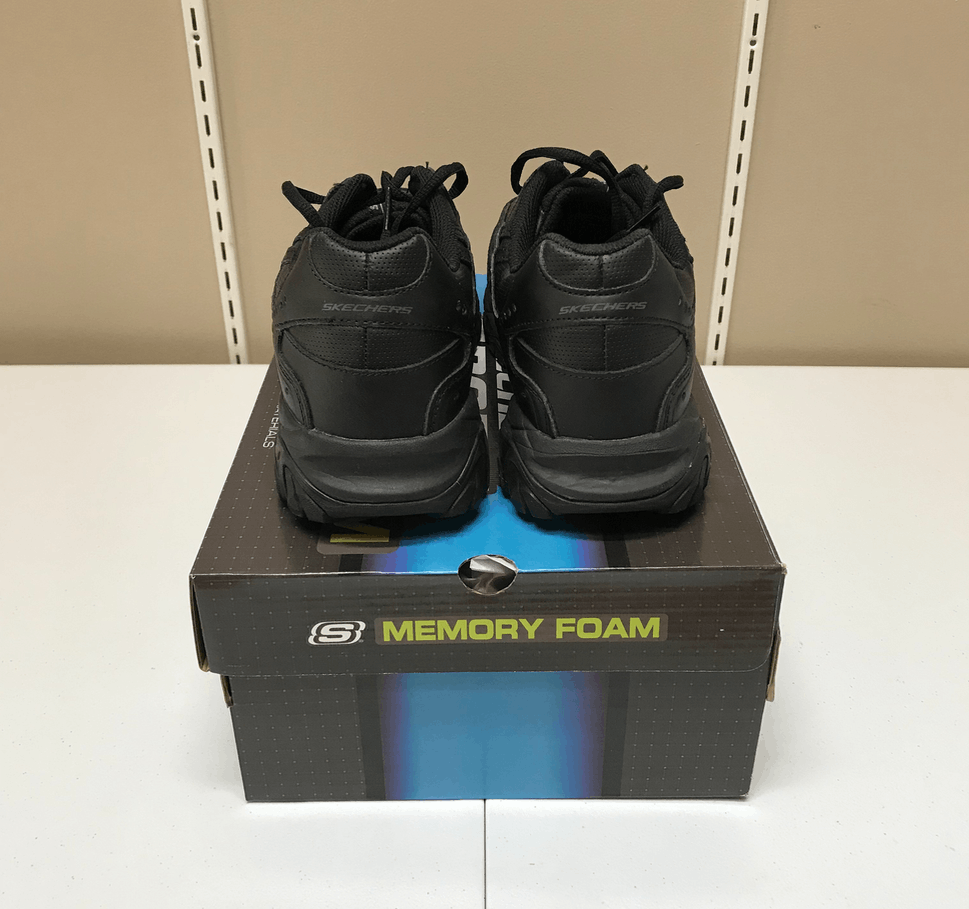 SKECHERS AFTERBURN M FIT REPRINT 10.5 BLACK Size US 10.5 / EU 43-44 - 4 Thumbnail